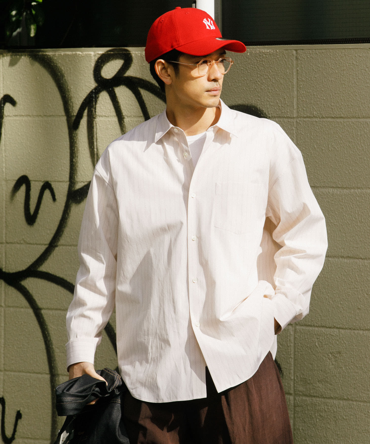 THOMAS MASON OVER SHIRTS IVORY ST S