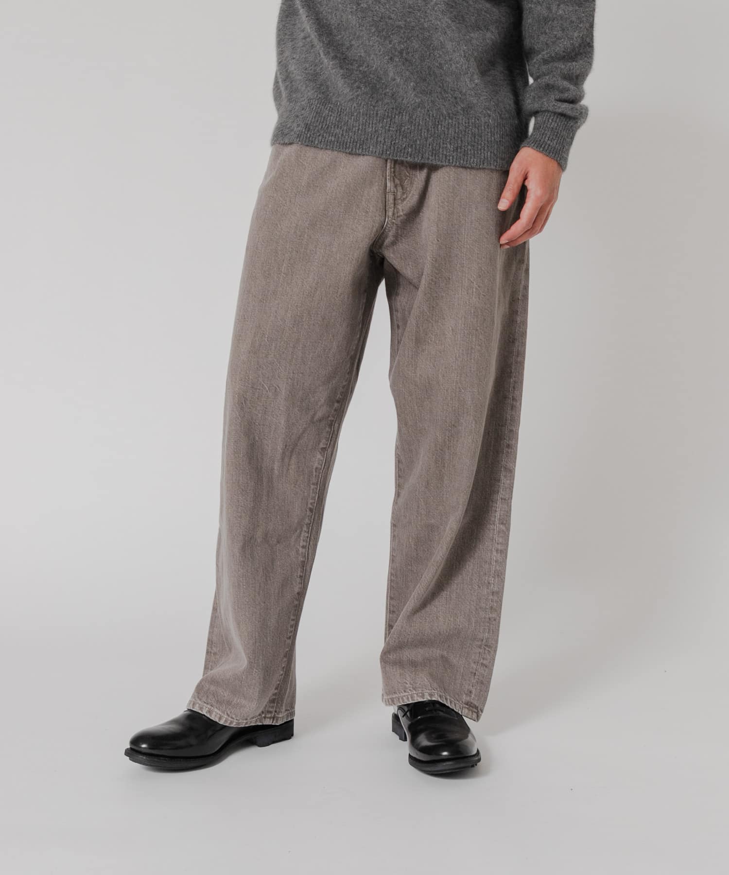 11.8oz COL/DENIM WIDE PANTS