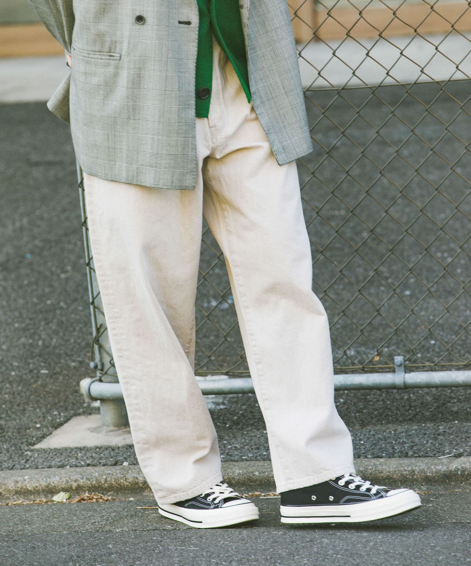 11.8oz COL/DENIM WIDE PANTS