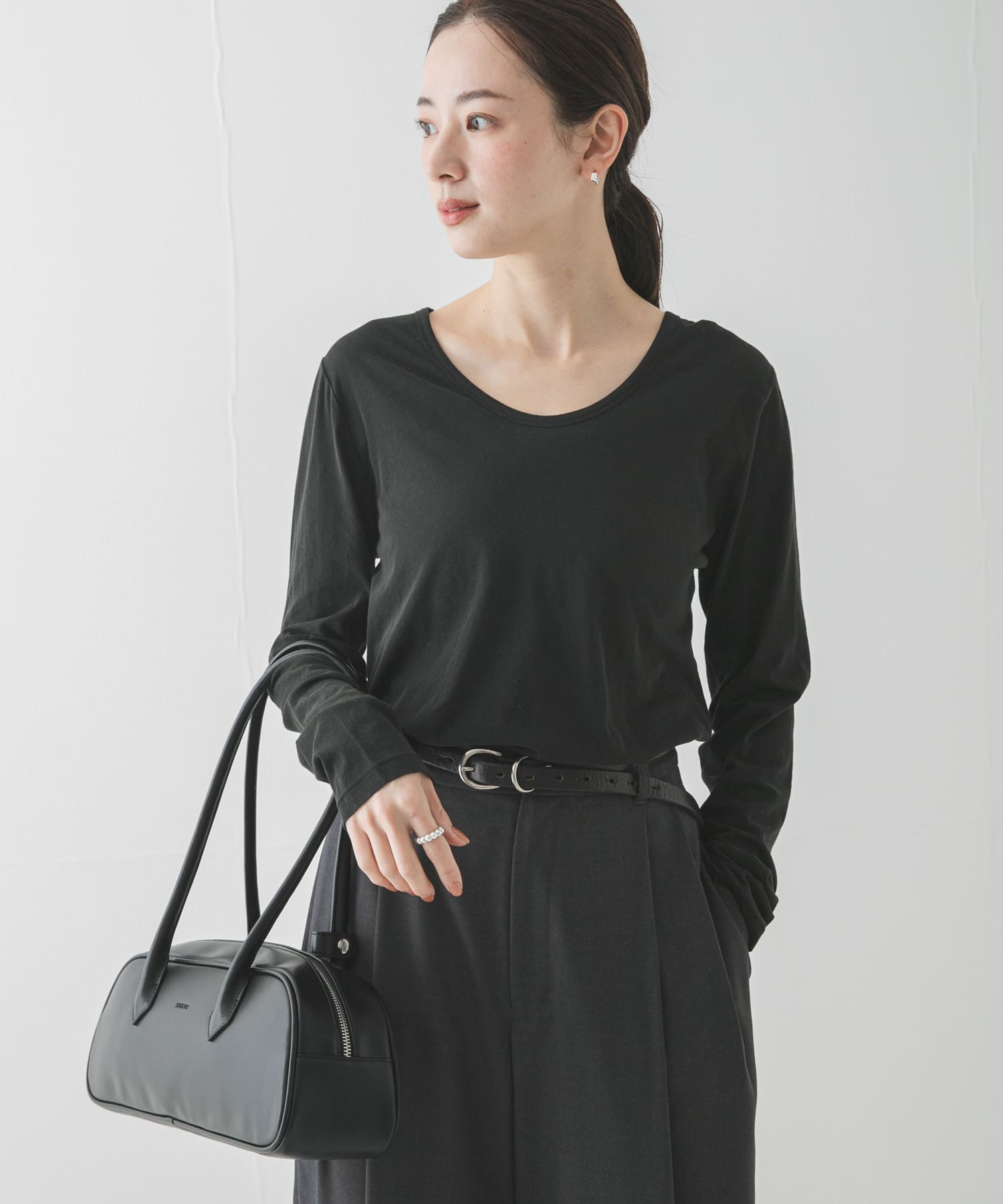 2WAYシアーカットソー