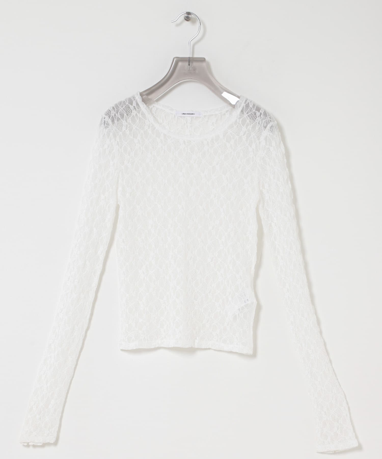 ストレッチレーストップス OFF WHITE Free