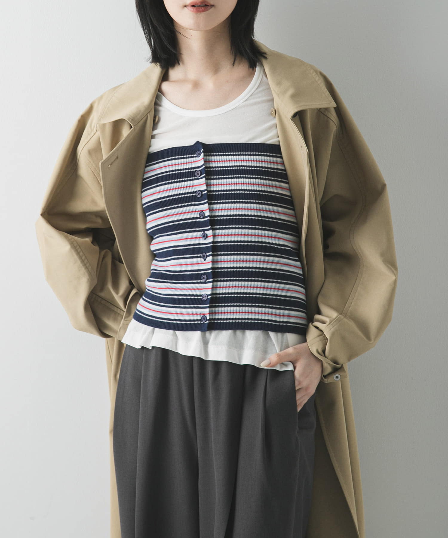 身長：166cm サイズ：Free