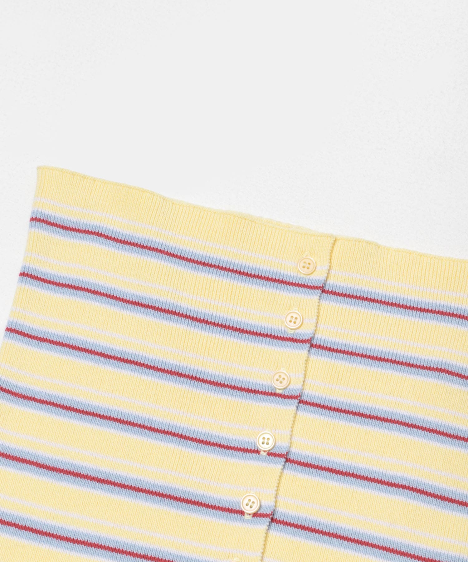 マルチボーダーニットビスチェ YELLOW Free