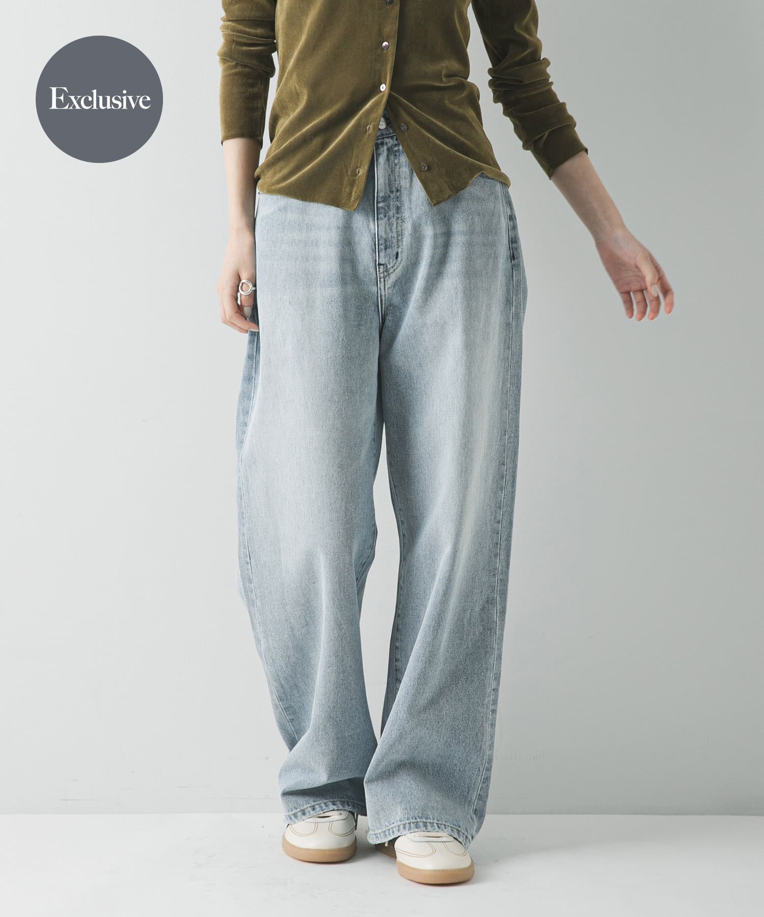 『別注』PICCADILLY×URBAN RESEARCH　デニムストレートパンツ