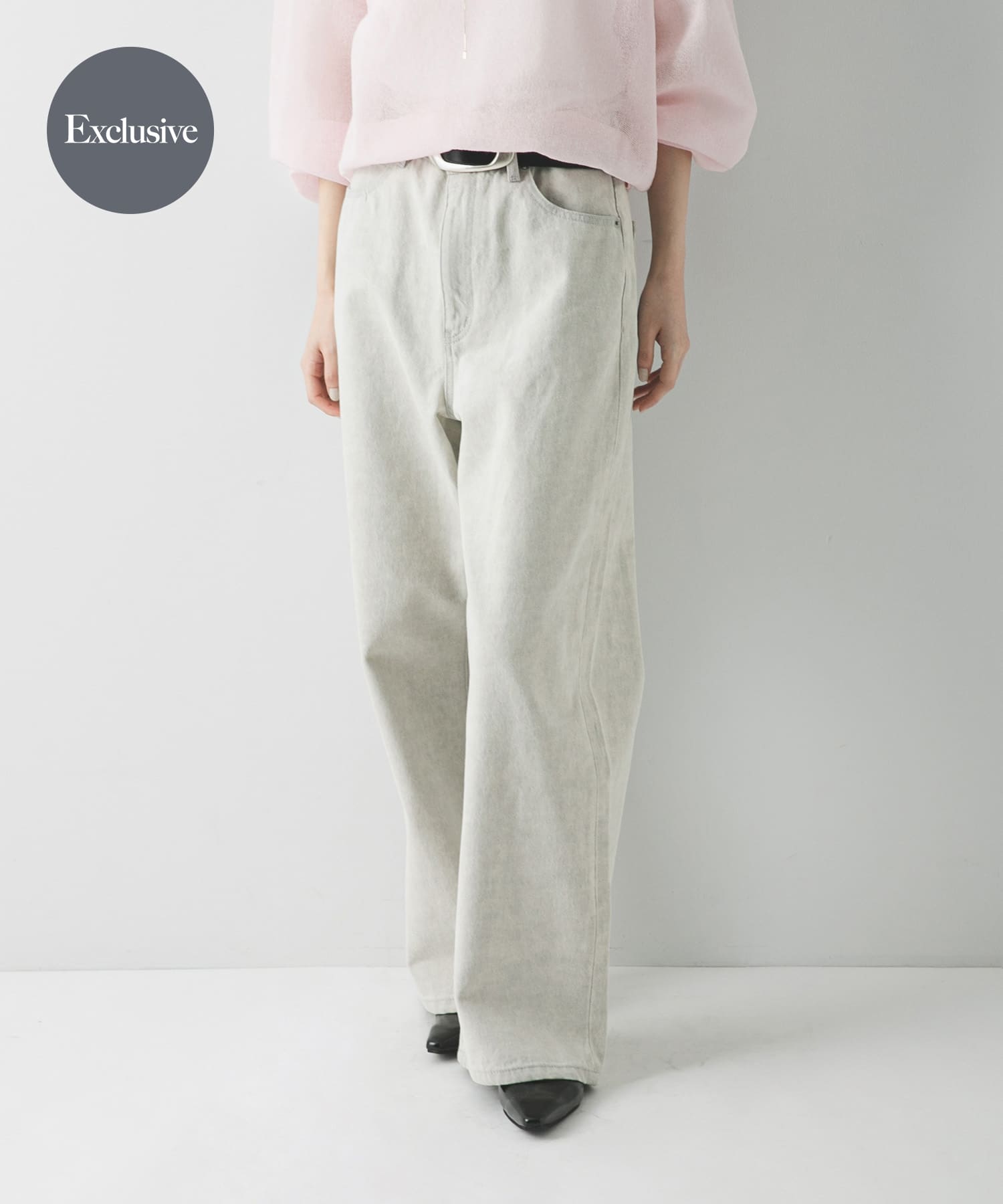 『別注』PICCADILLY×URBAN RESEARCH　デニムストレートパンツ