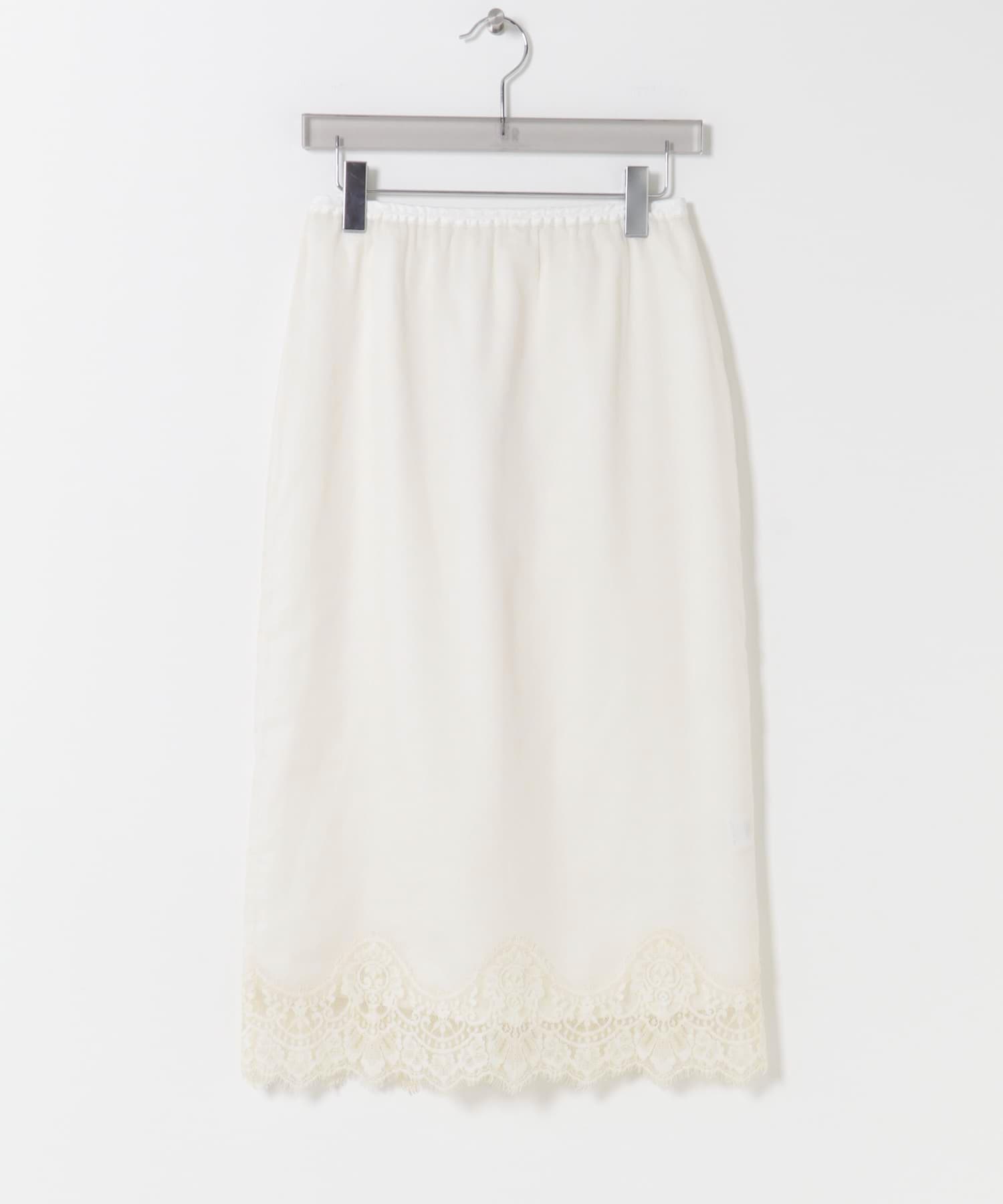 レースシアースカート OFF WHITE Free