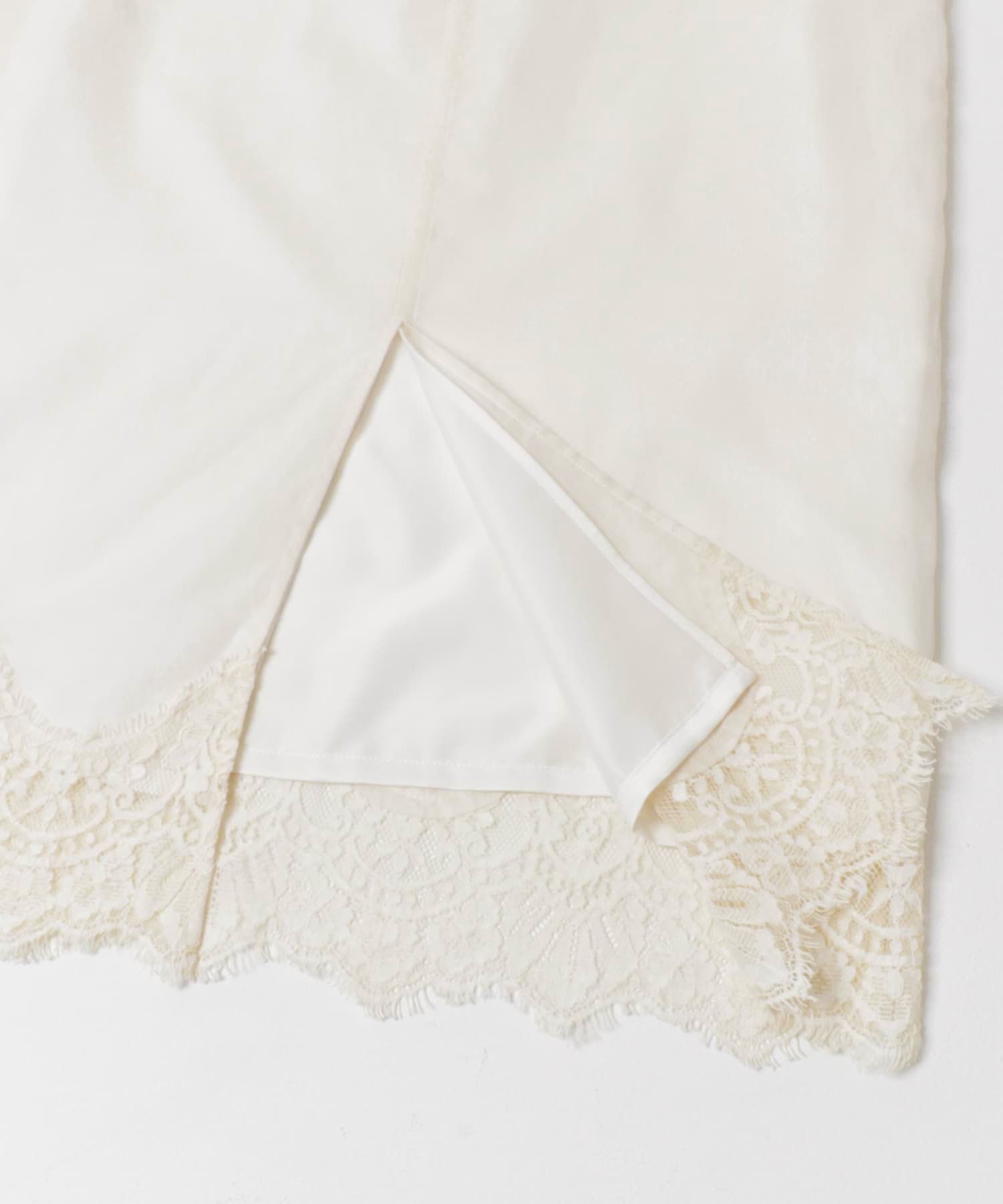 レースシアースカート OFF WHITE Free