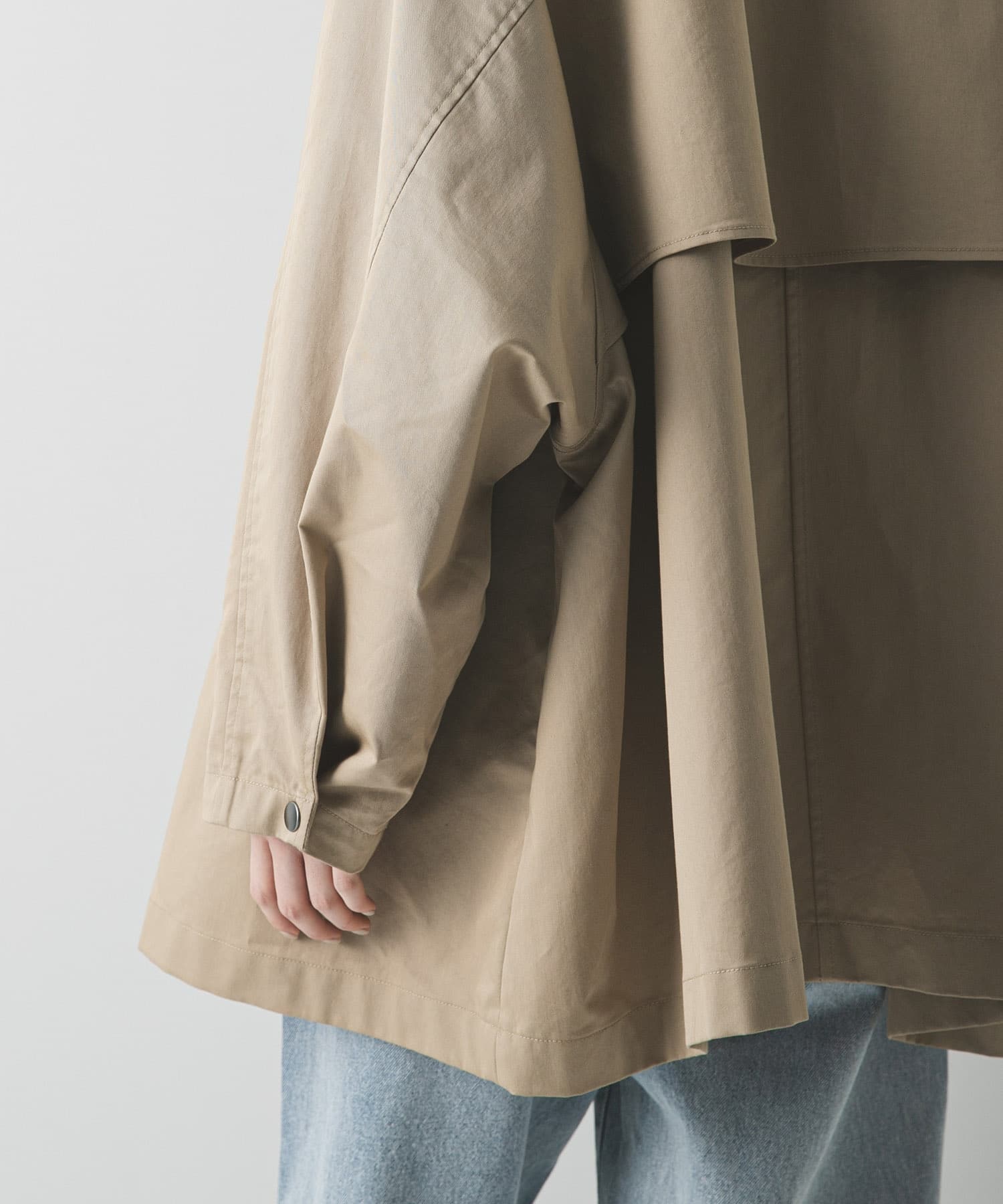 スタンドカラーミドル丈トレンチコート(36 BEIGE): アウター｜URBAN