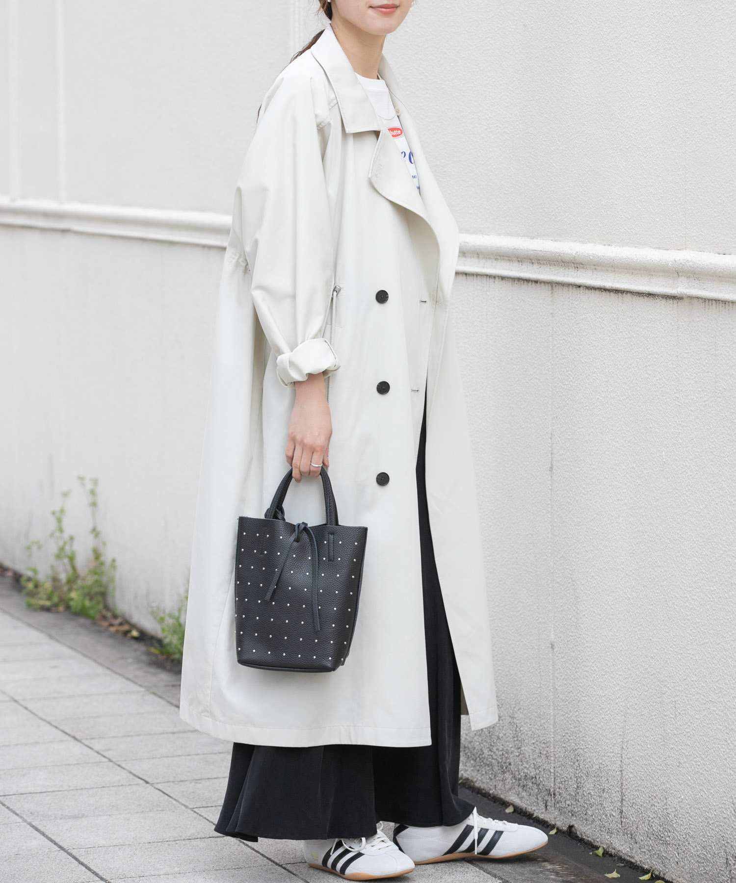 フーディー2WAYトレンチコート