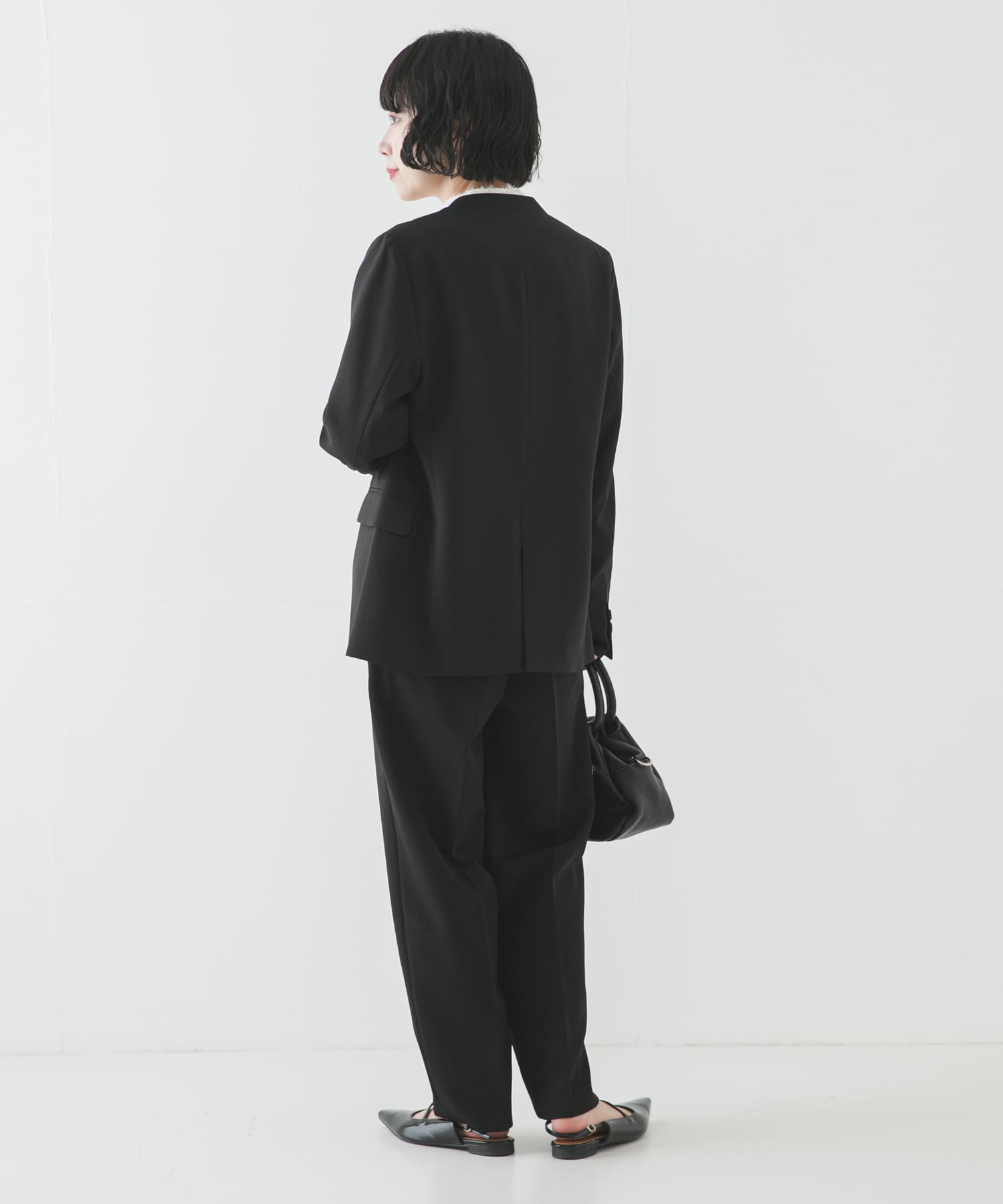 セットアップ対応』ノーカラージャケット(36 BLACK): アウター｜URBAN