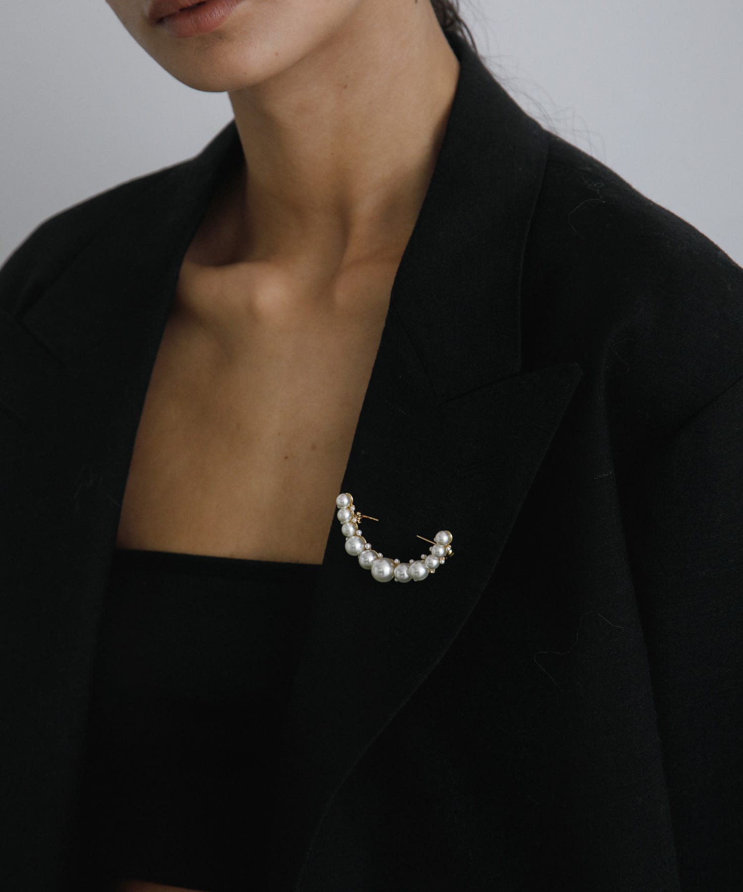 decor『デコール』　Broach curve pearl Pearl -
