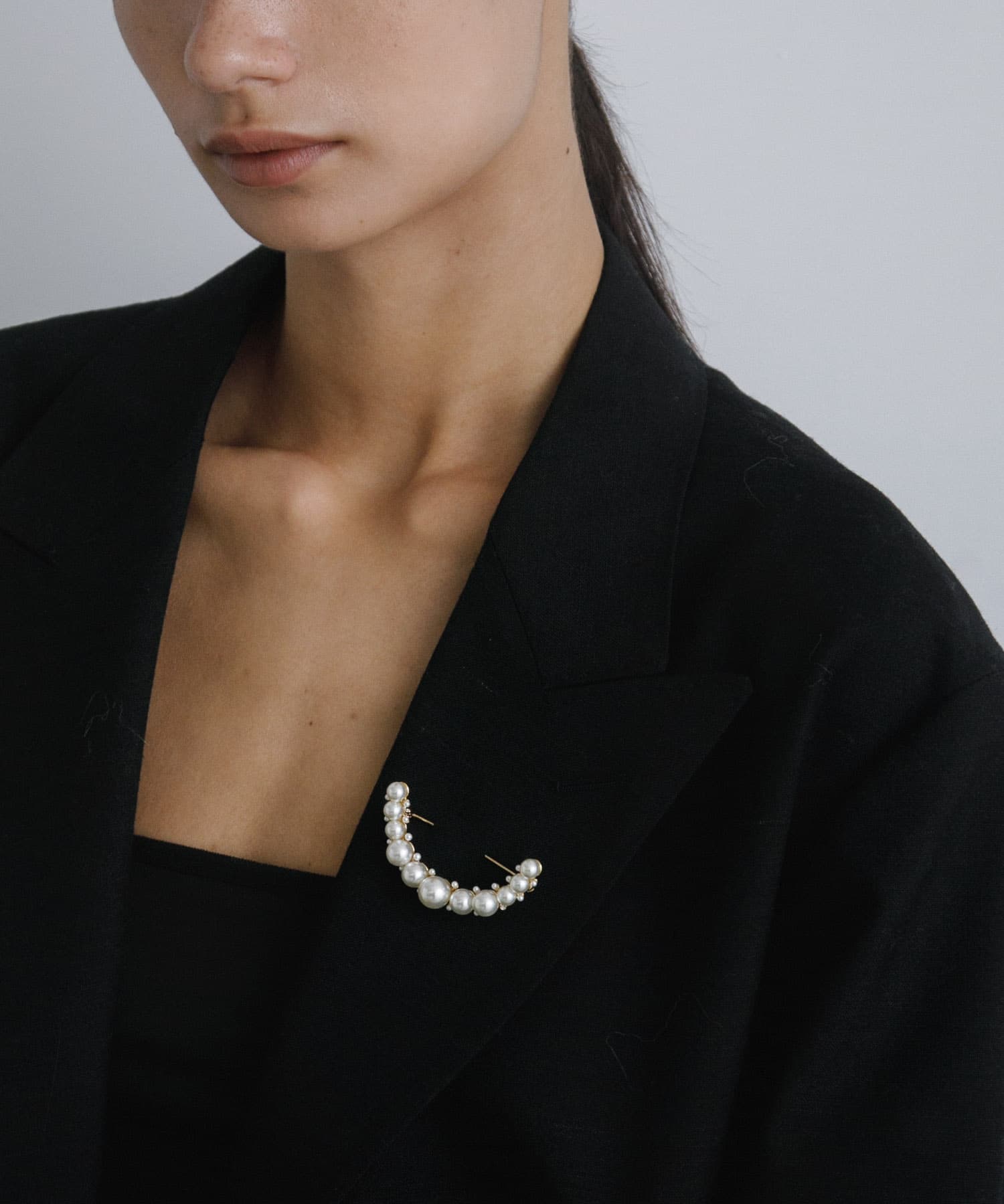 decor『デコール』　Broach curve pearl Pearl -
