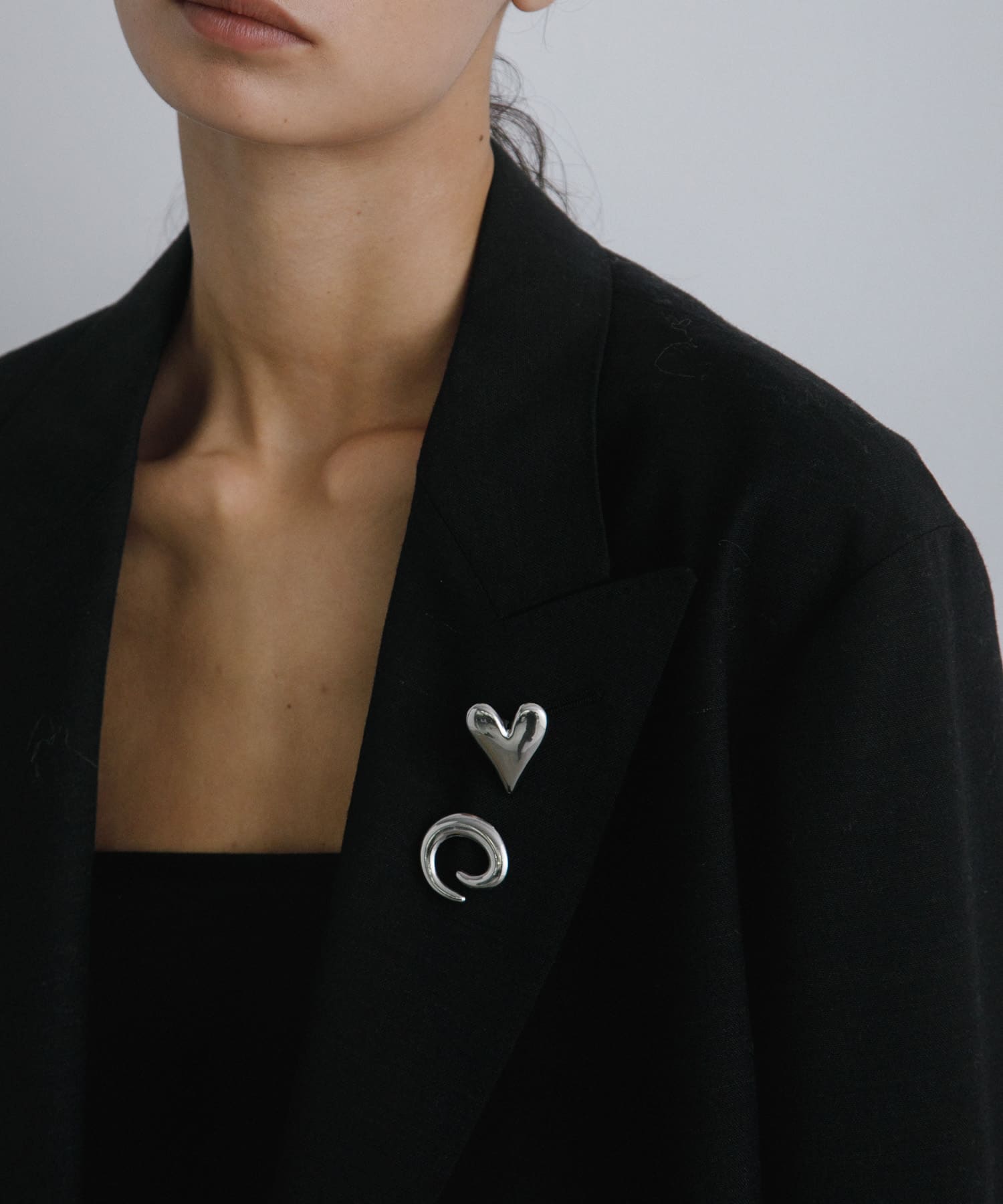 decor『デコール』　Broach heart 2piece set