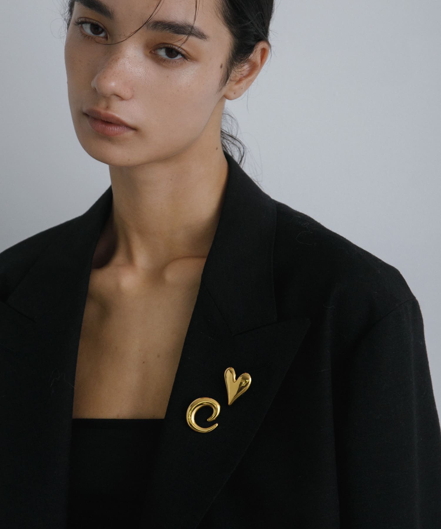 decor『デコール』　Broach heart 2piece set