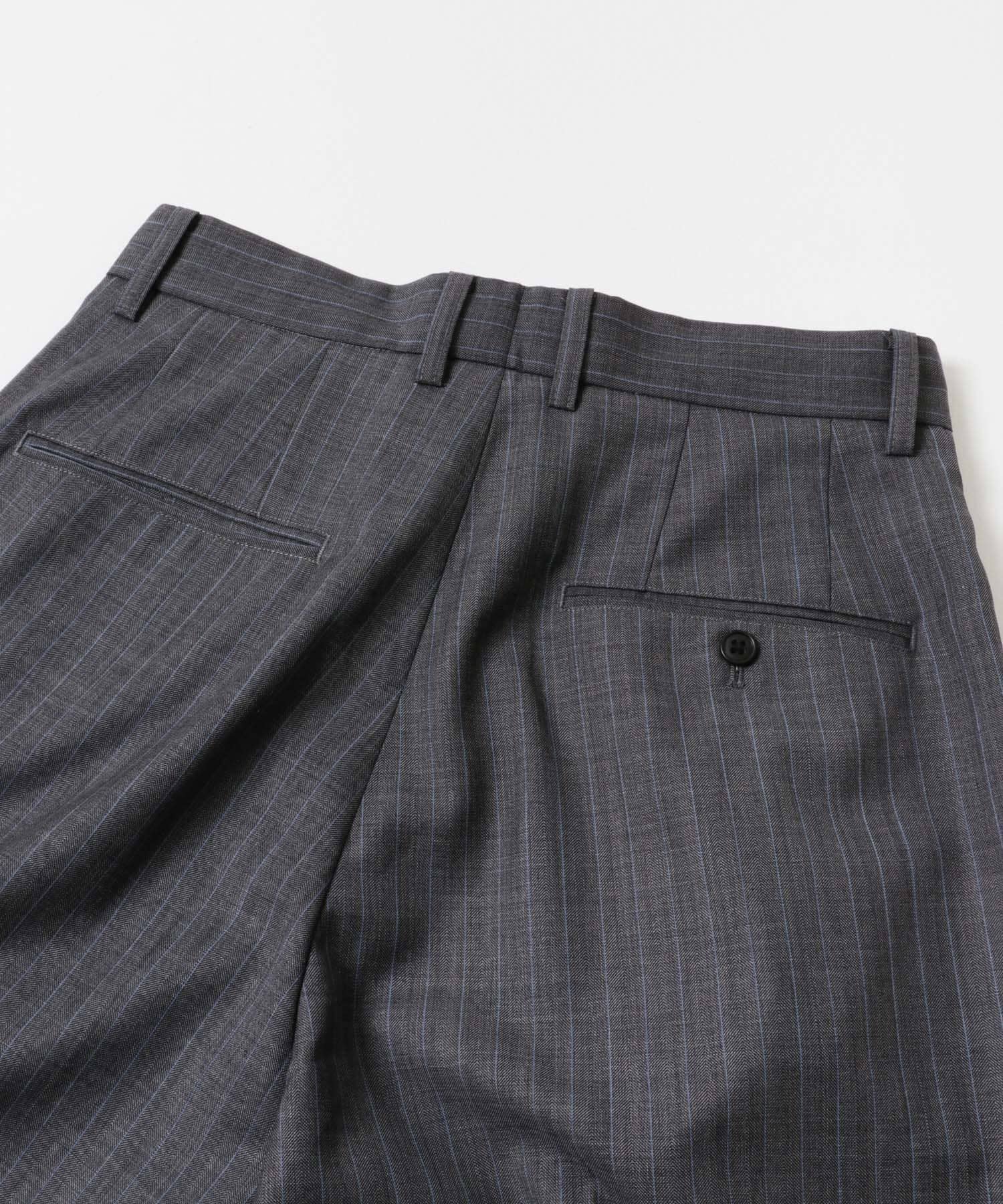 HERRINGBONE ST TROUSER CHARCOAL M
