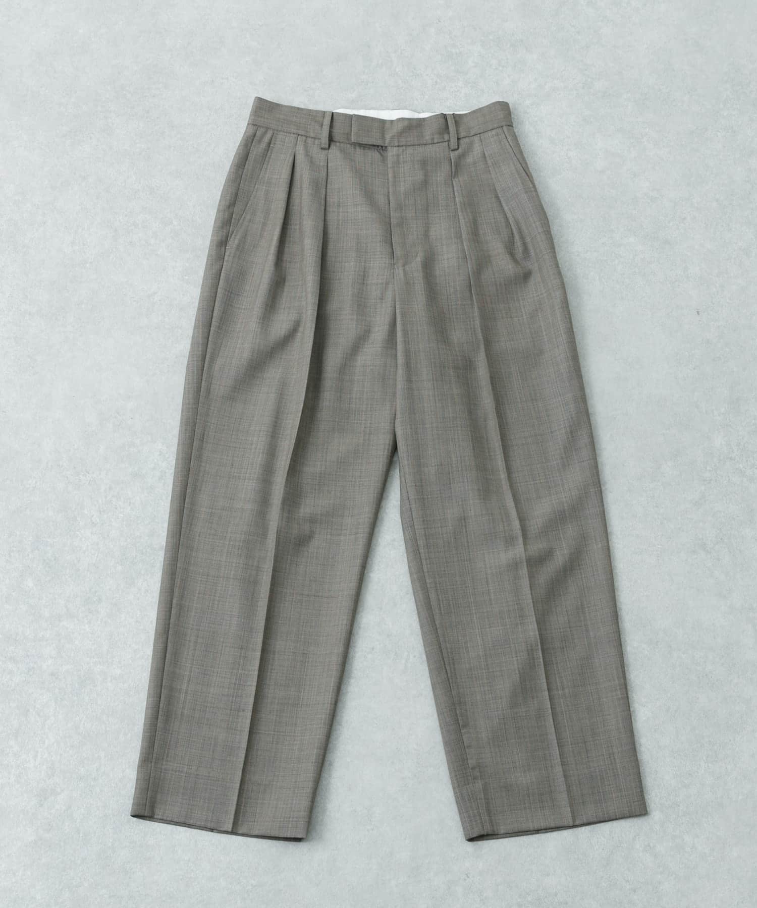 HERRINGBONE ST TROUSER BROWN L