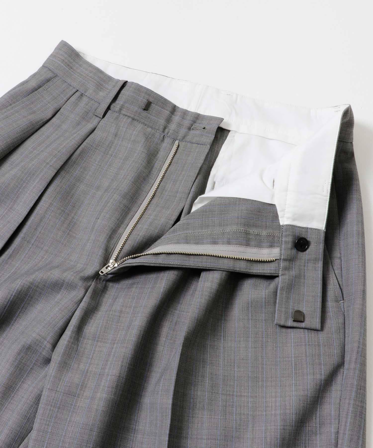 HERRINGBONE ST TROUSER GRAY M