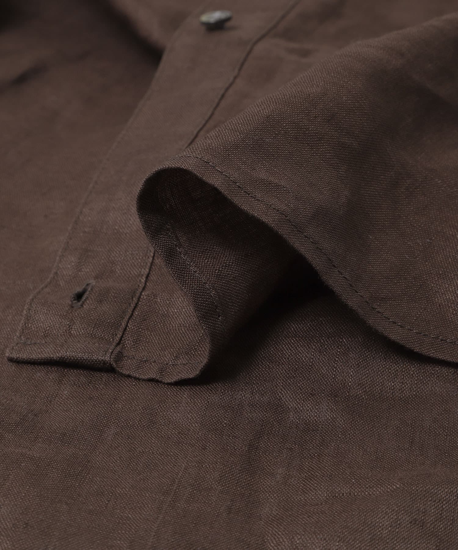 リネン2WAYシャツ BROWN Free