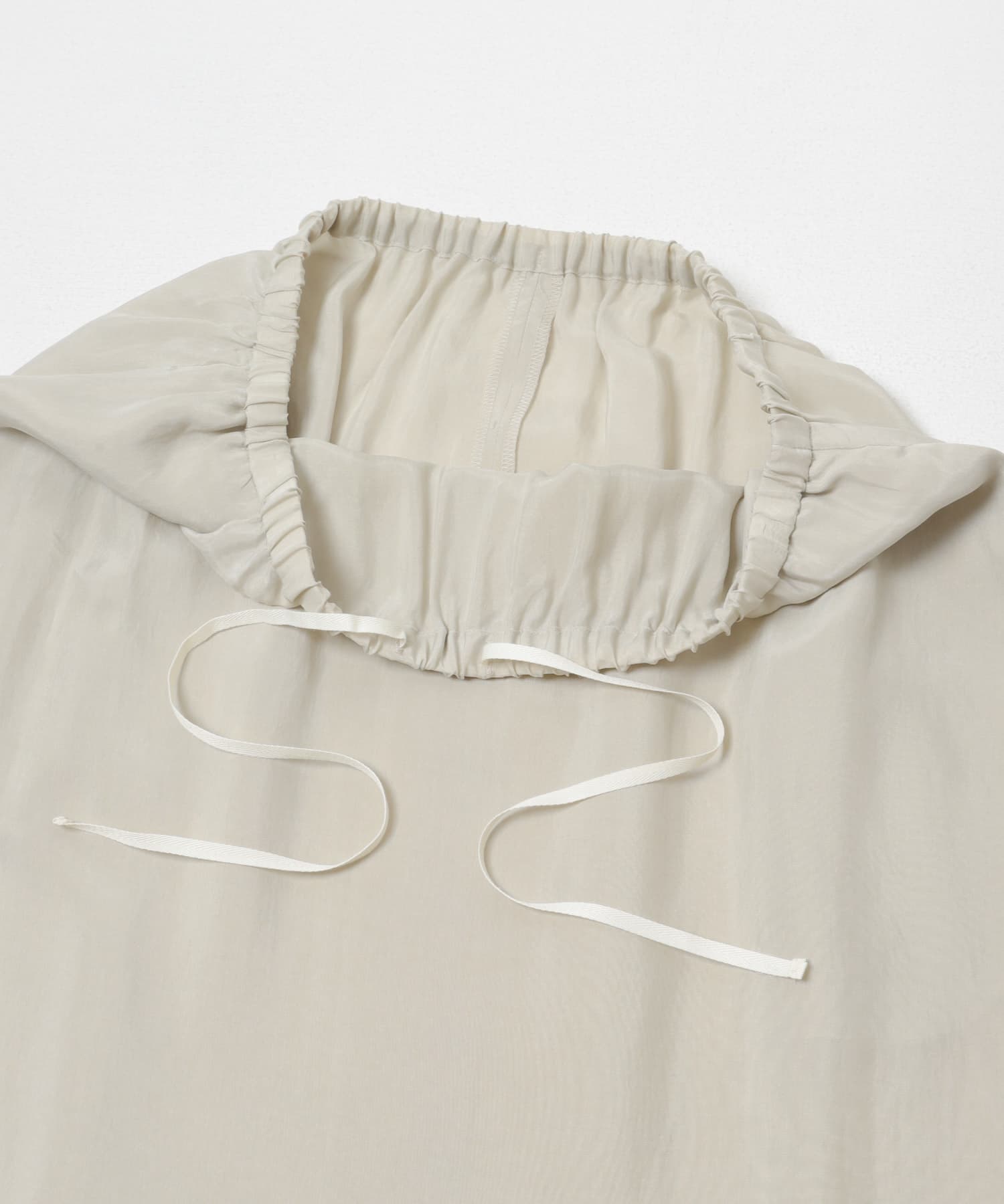 キュプラギャザーIラインスカート L.BEIGE 36