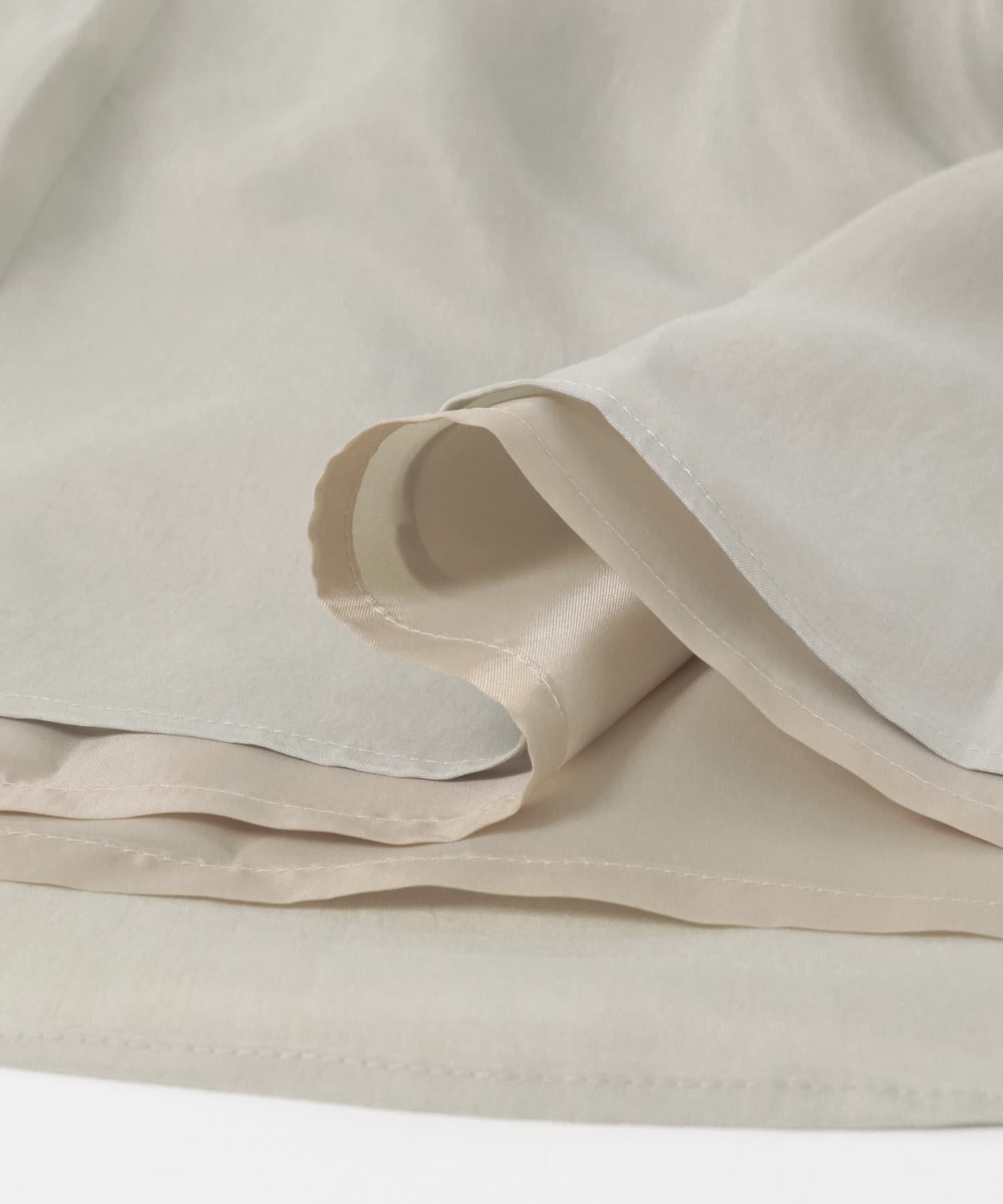 キュプラギャザーIラインスカート L.BEIGE 36