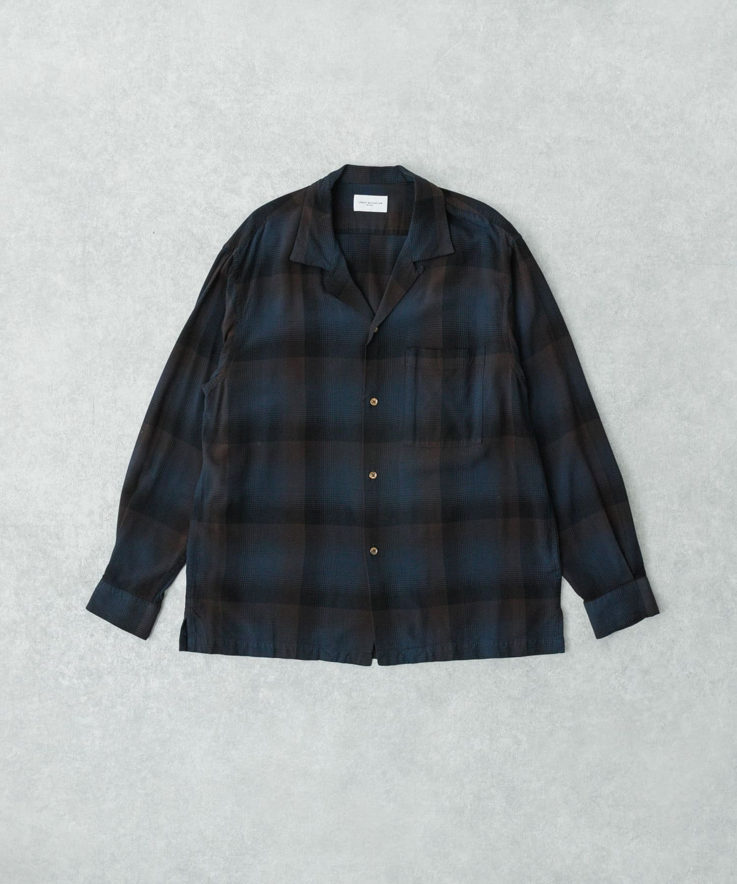 new basic　BISHU RAYON CHECK SHIRTS