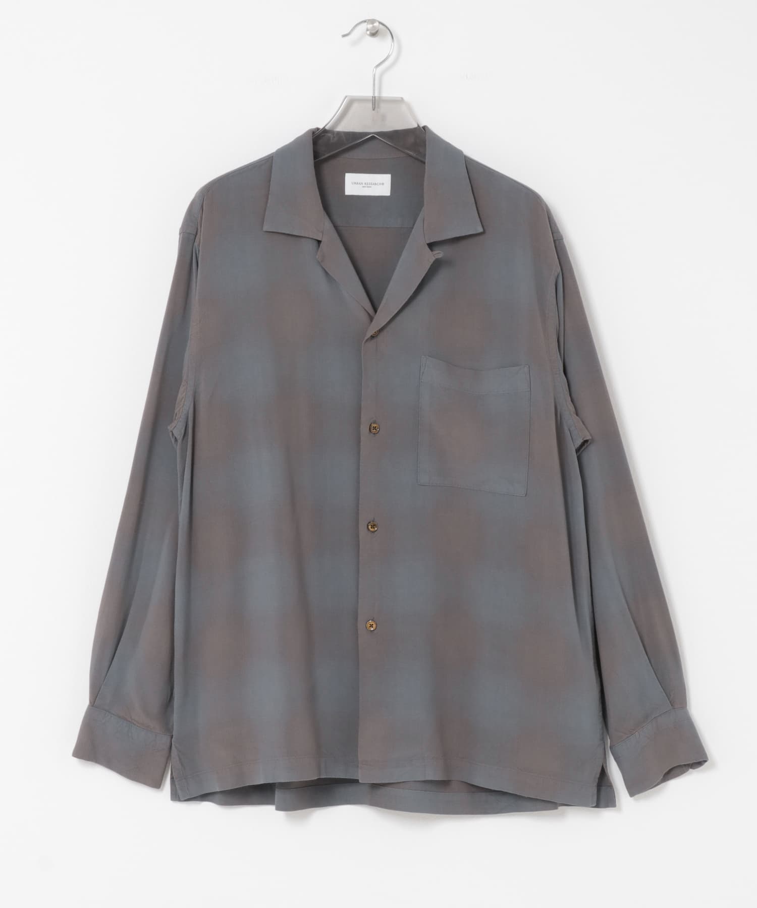 new basic　BISHU RAYON CHECK SHIRTS PINK M