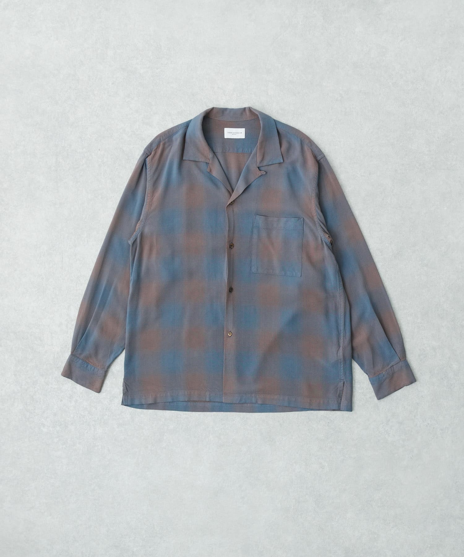 new basic　BISHU RAYON CHECK SHIRTS