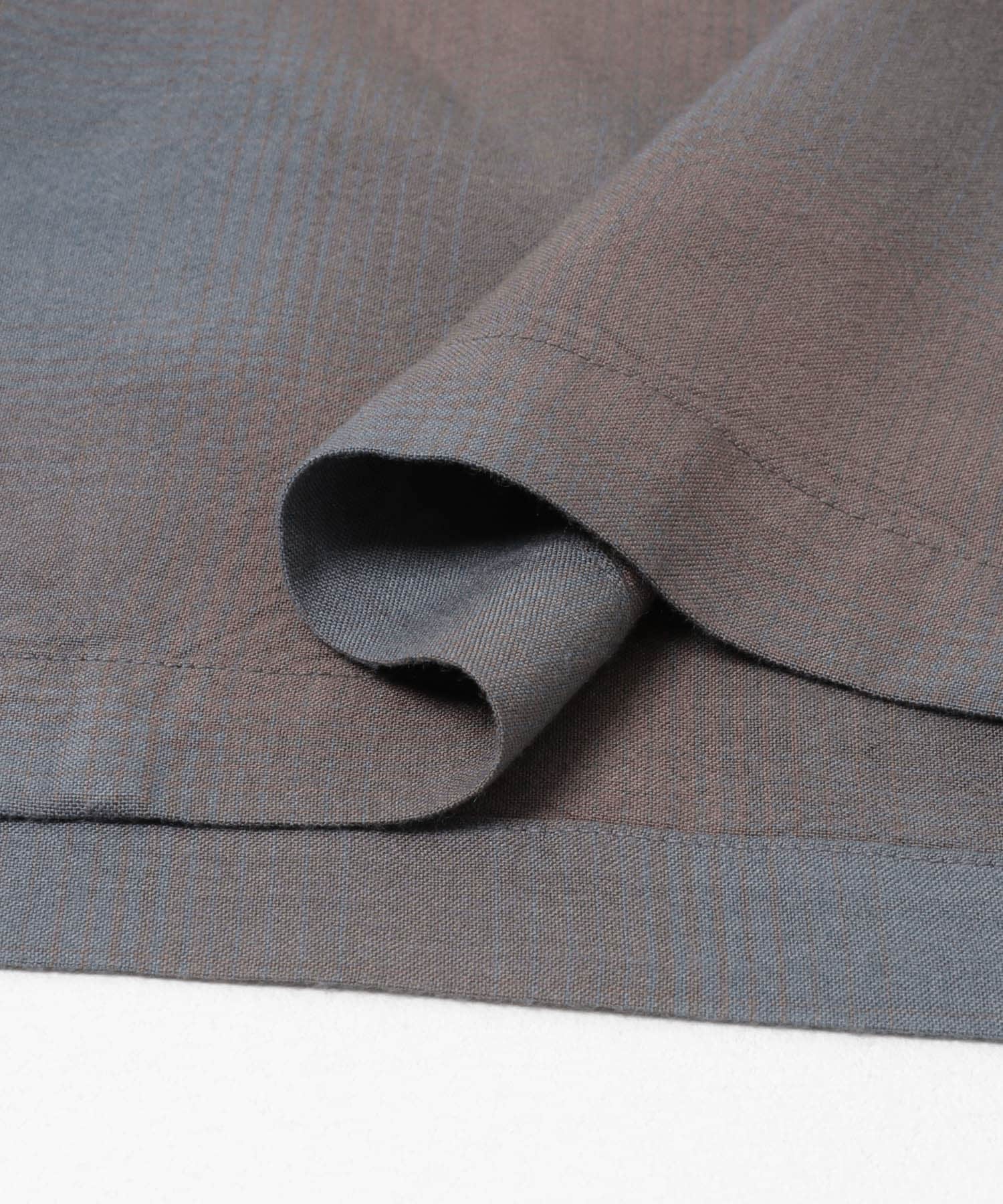 new basic　BISHU RAYON CHECK SHIRTS PINK M