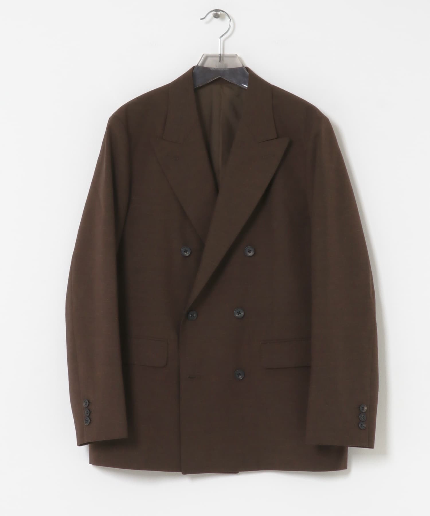 new basic　BRADFORD WOOL W JACKET BROWN M
