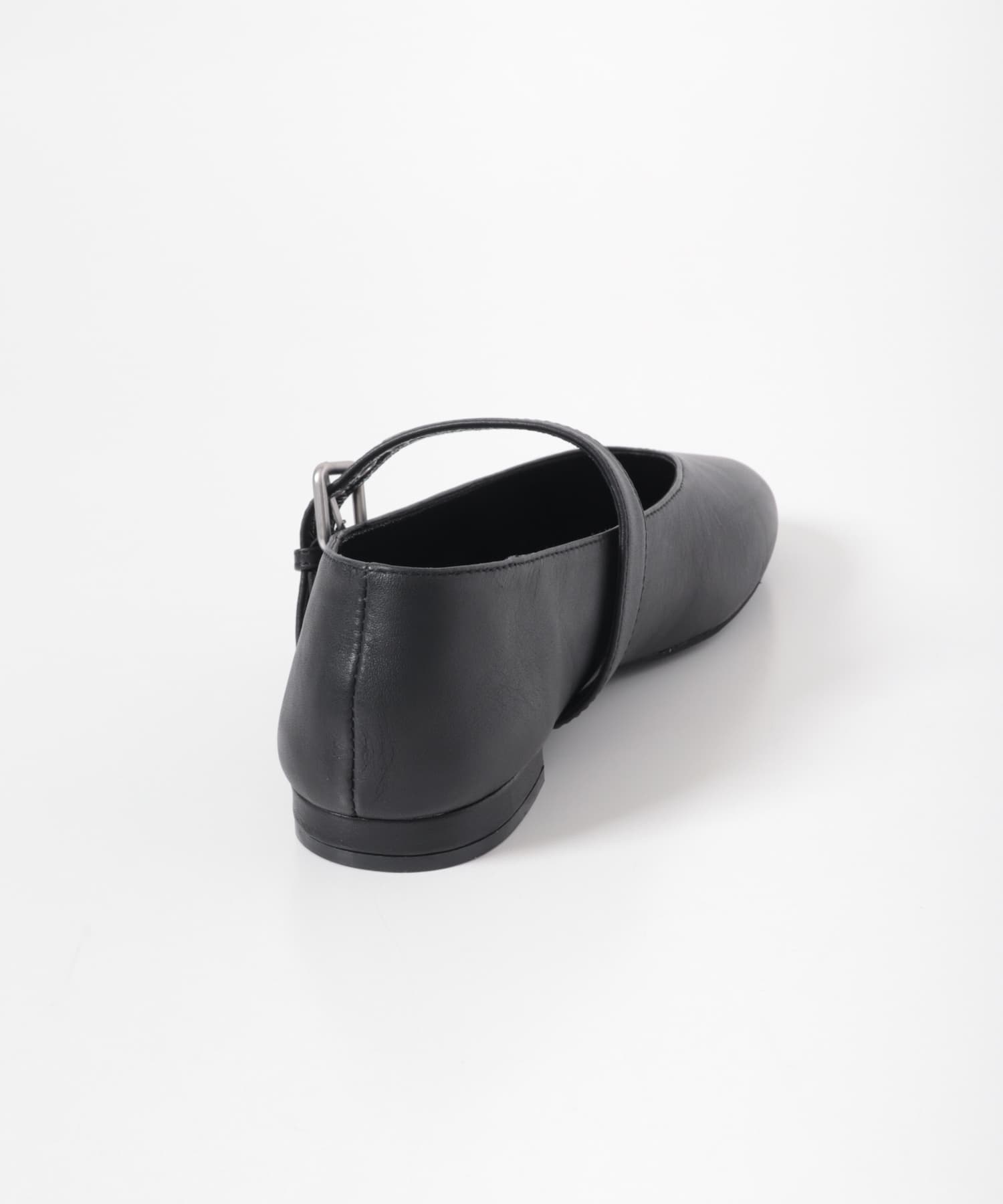 レザーバレエシューズ BLACK 23.5