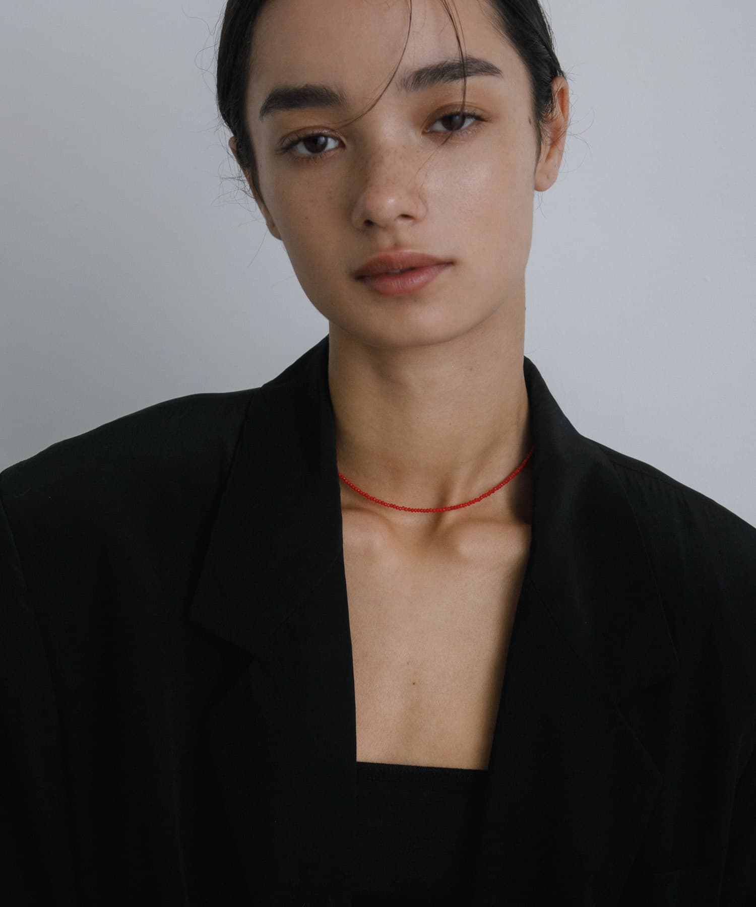 decor『デコール』　Cut beads necklace