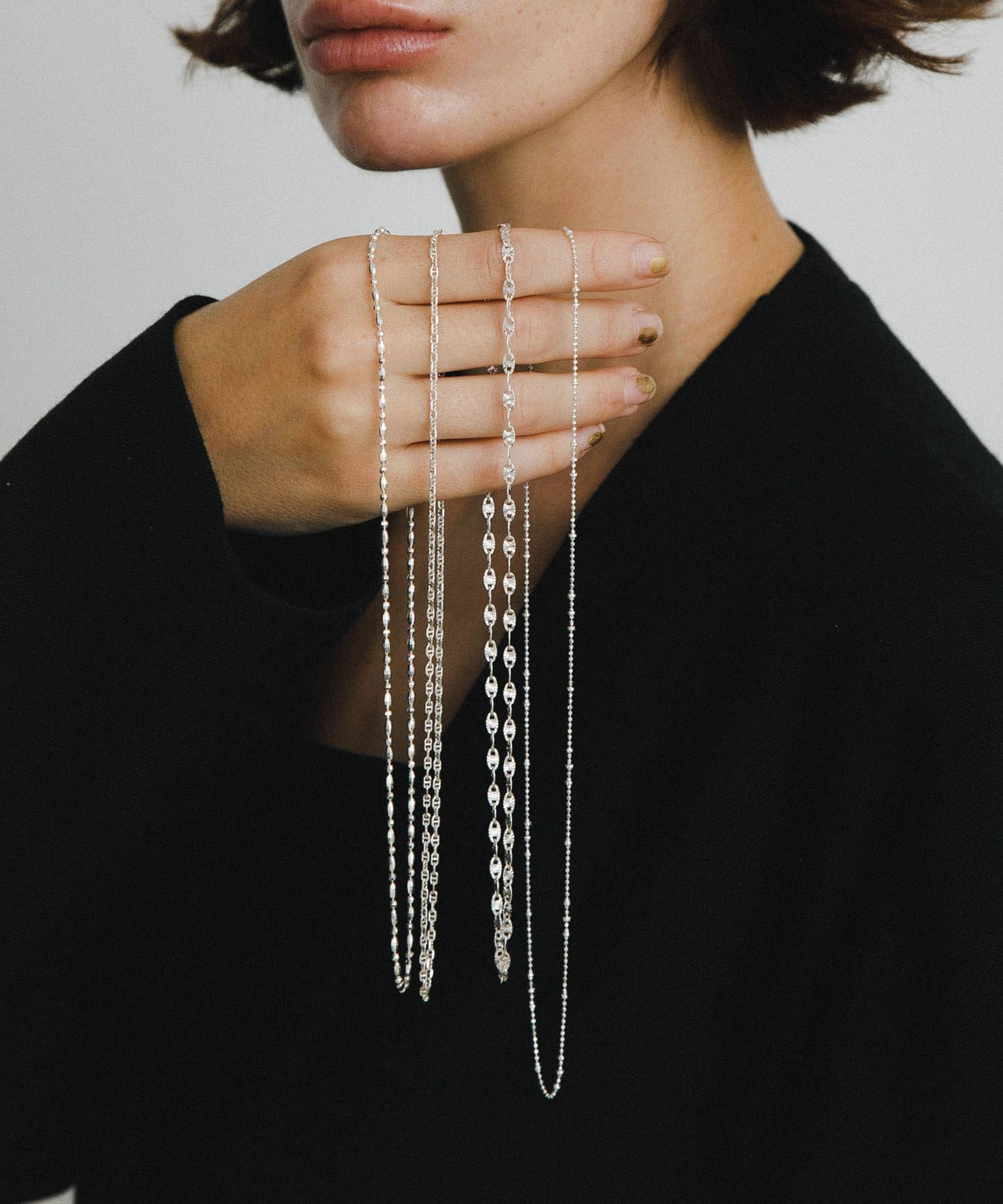 decor『デコール』　Fineball Necklace Silver -