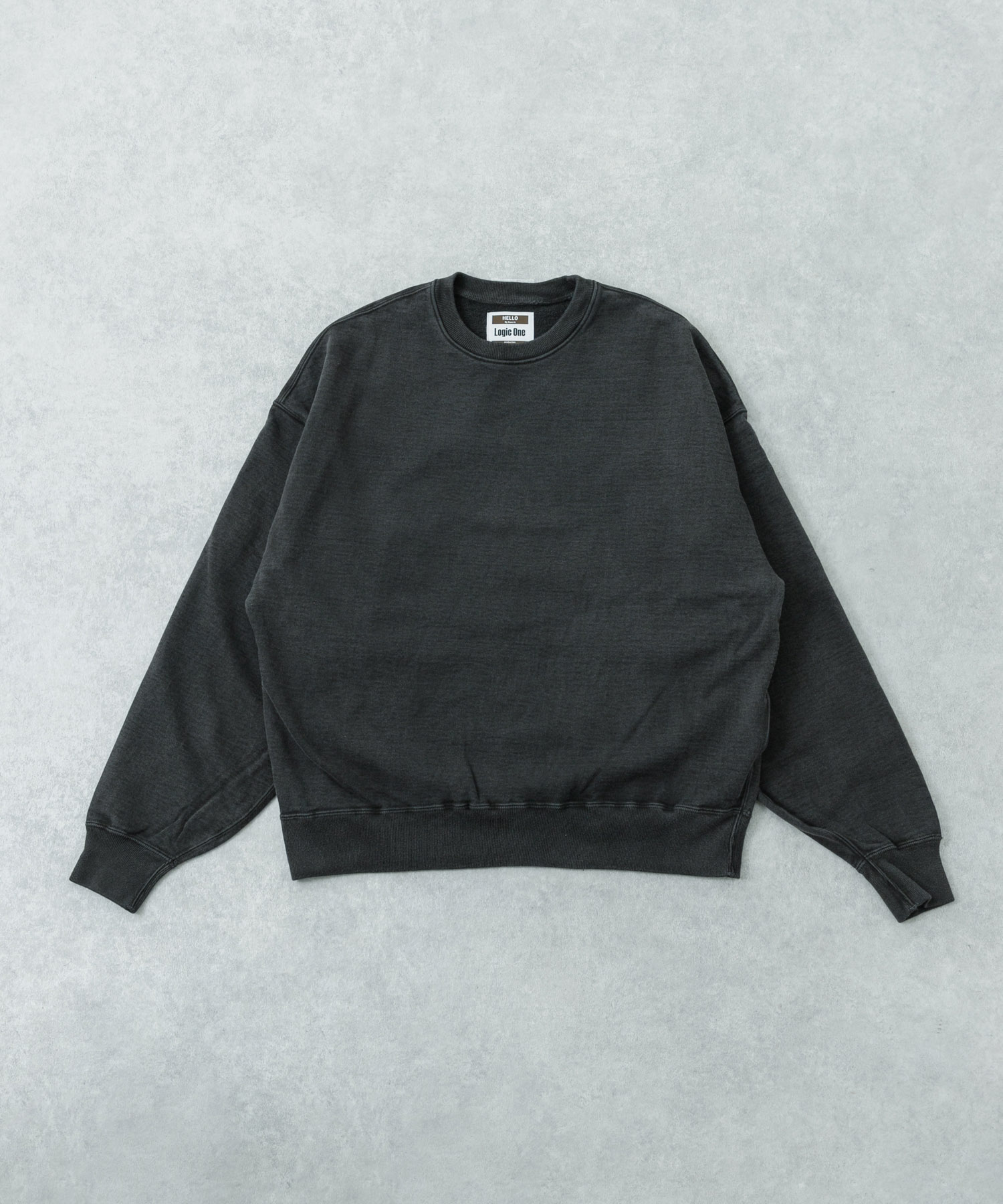 LOGIC ONE PIGMENT SWEAT BLACK L