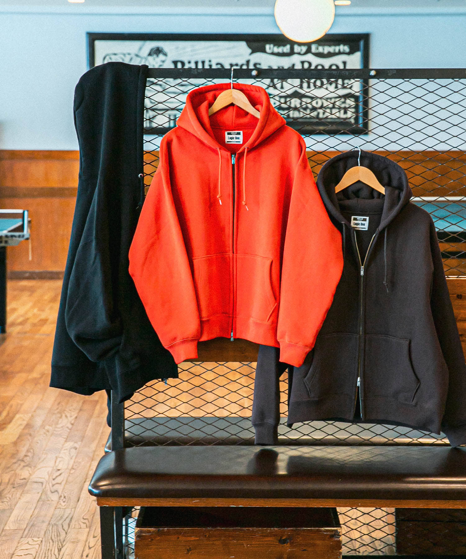 LOGIC ONE SWEAT ZIP PARKA ORANGE M