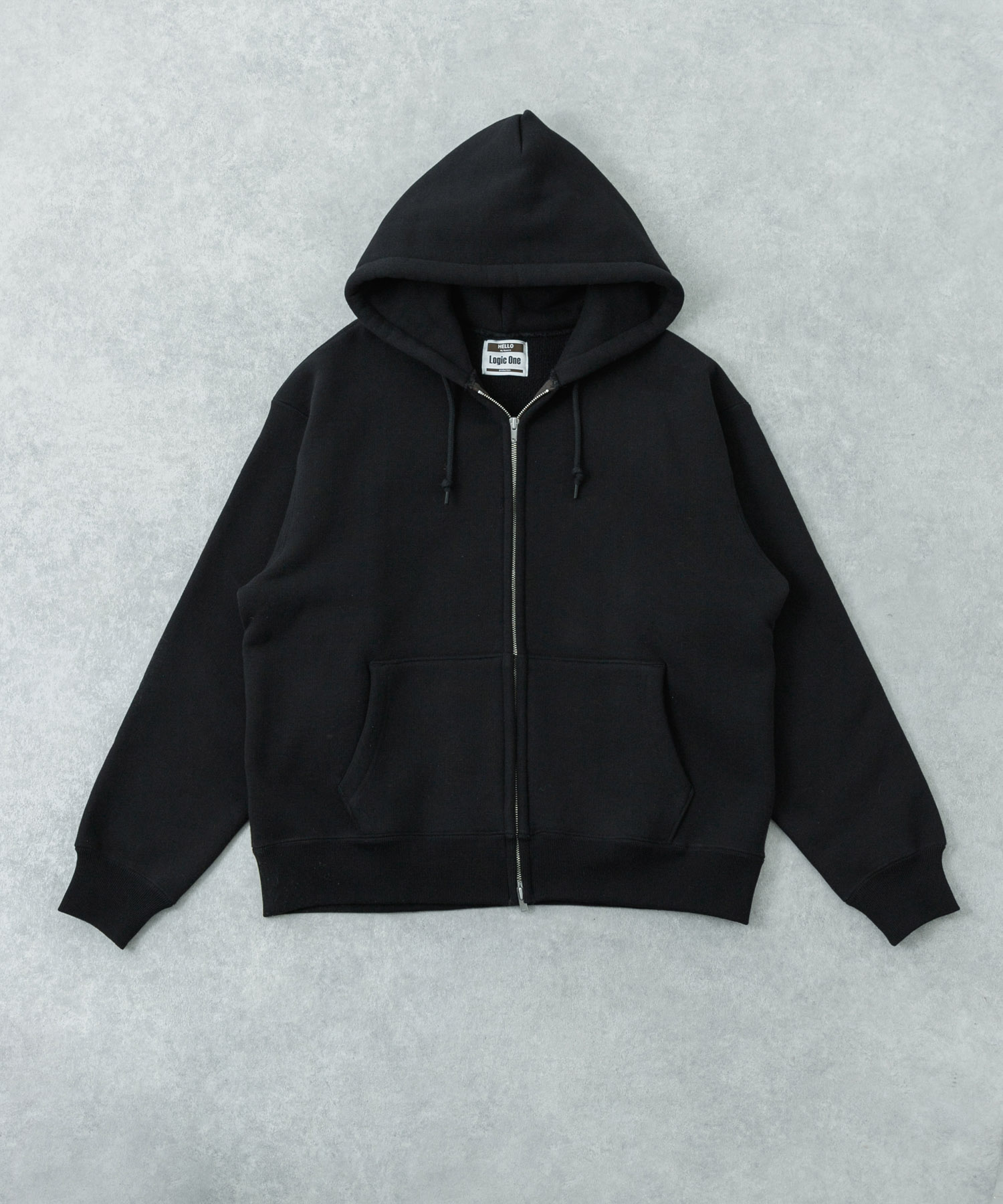 LOGIC ONE SWEAT ZIP PARKA BLACK M