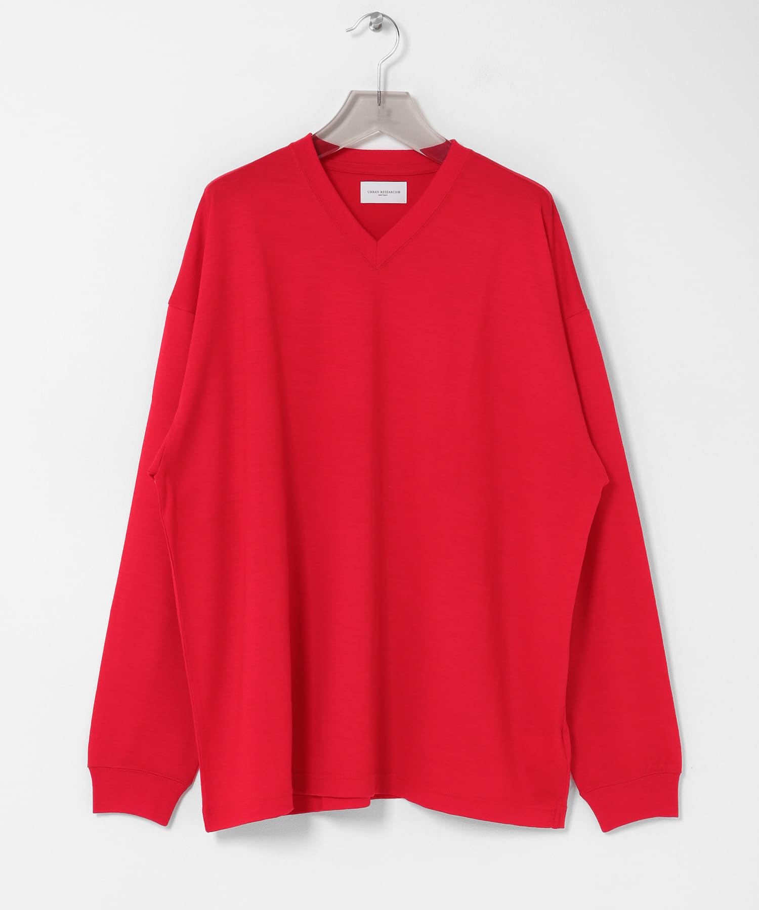 new basic　WASHABLE MERINO WOOL V-NECK