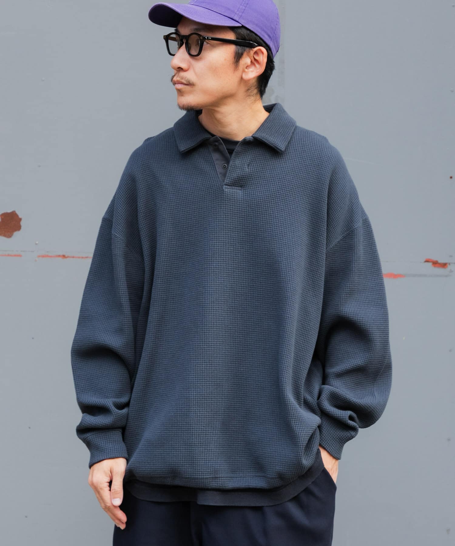 『UR TECH』Wide Dad　Dad TECH ポロプルオーバー