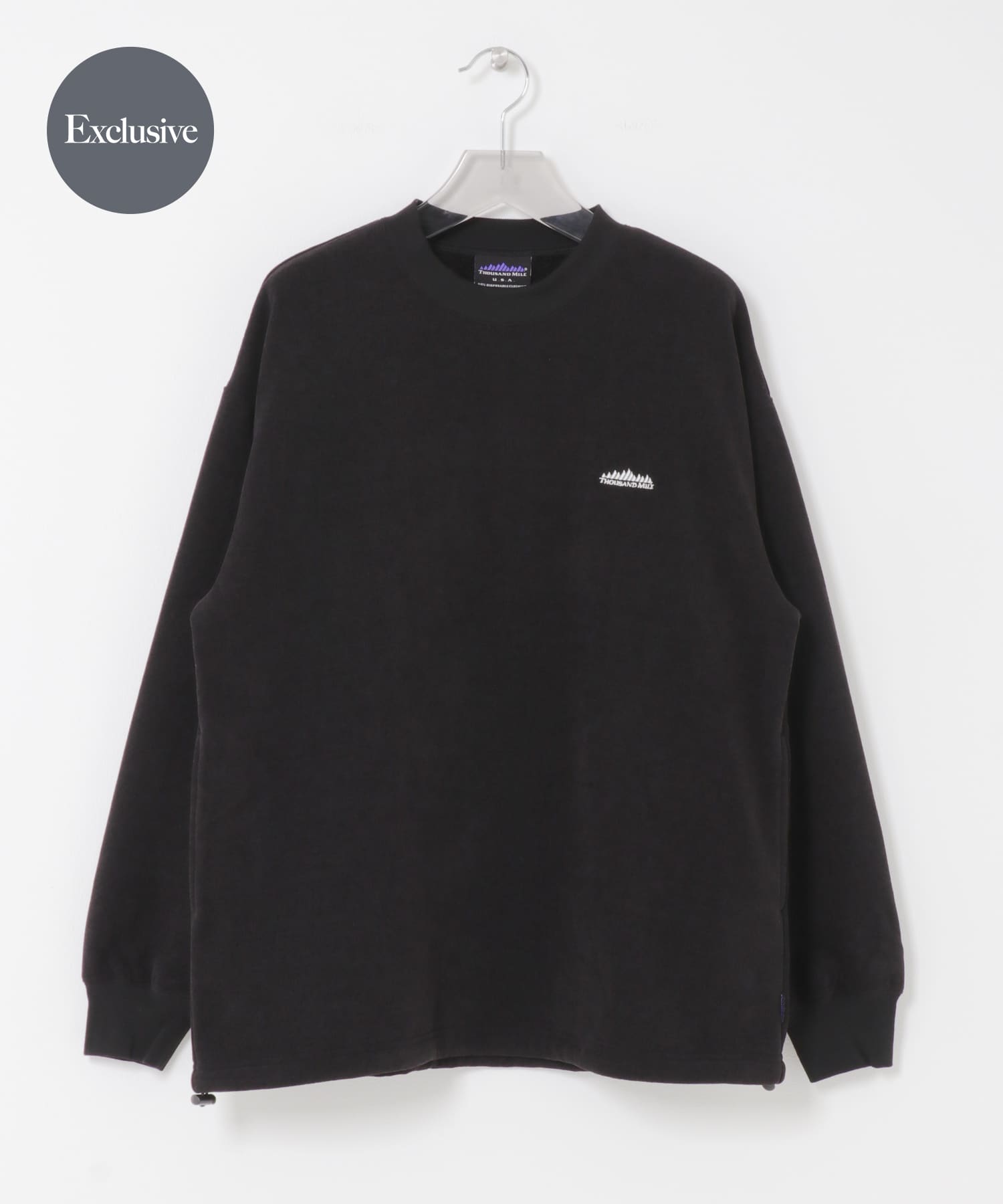 『別注』THOUSAND MILE×URBAN RESEARCH　ニットフリースクルーネックプルオーバー