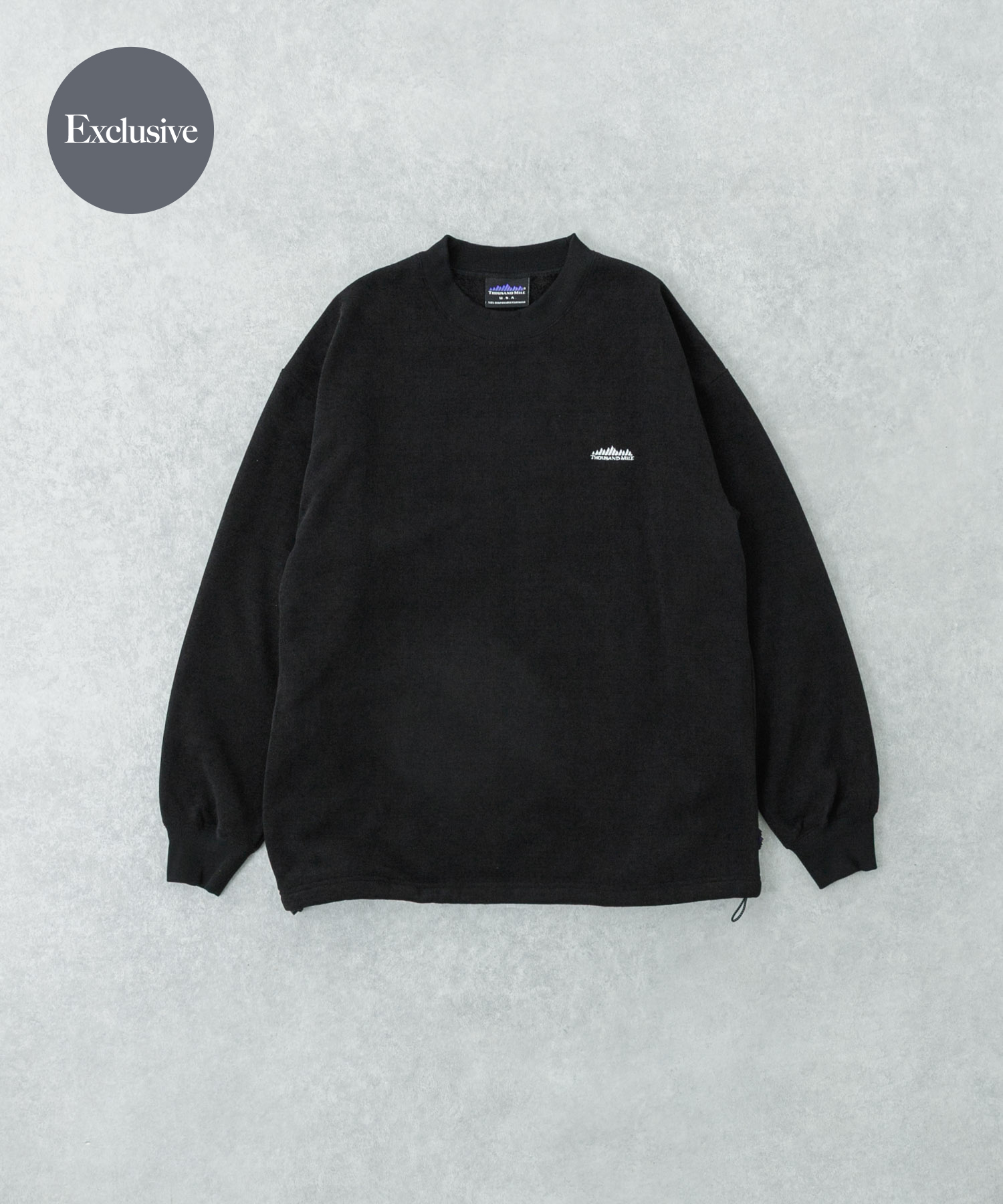 『別注』THOUSAND MILE×URBAN RESEARCH　ニットフリースクルーネックプルオーバー