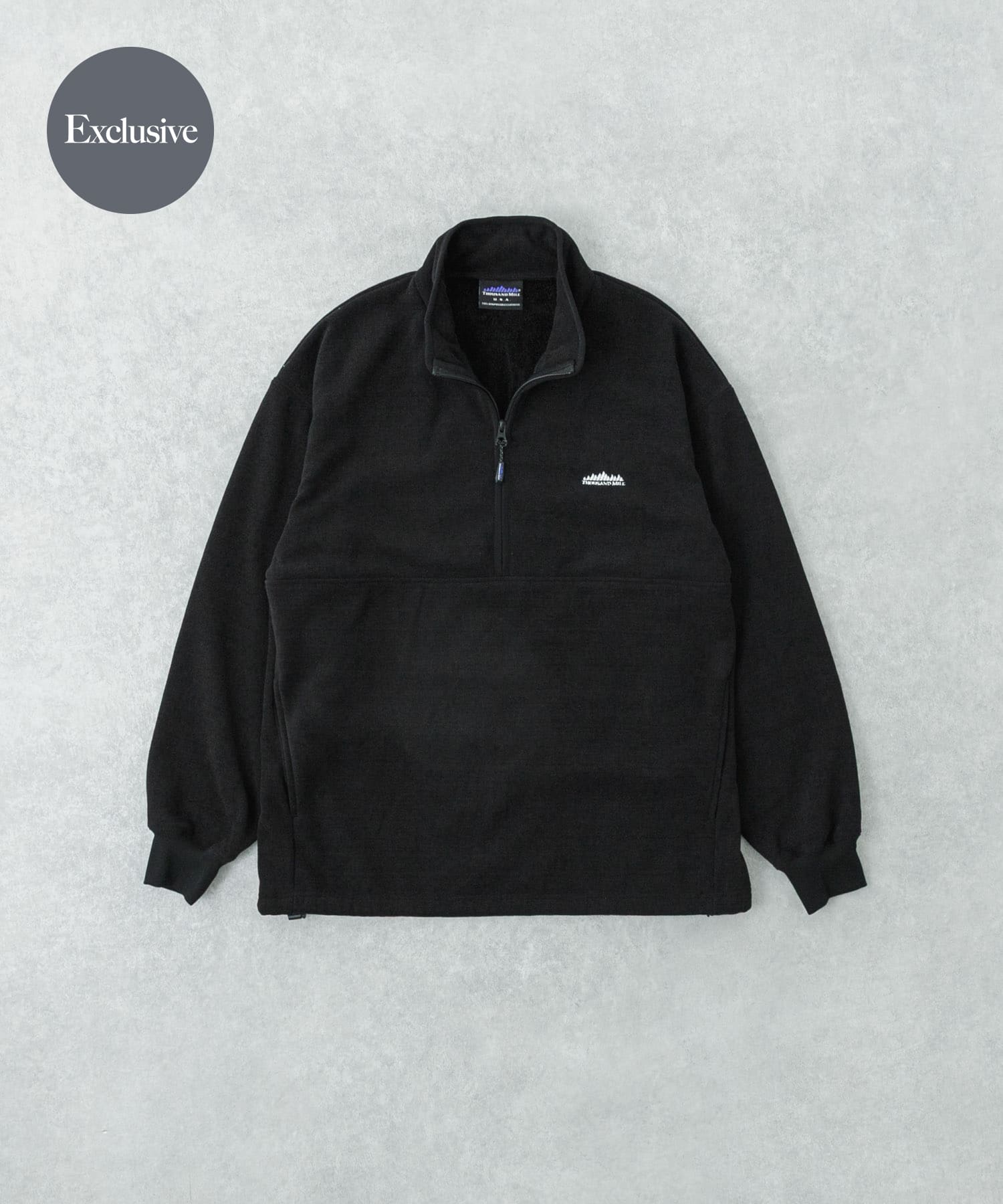 『別注』THOUSAND MILE×URBAN RESEARCH　ニットフリースハーフジッププルオーバー