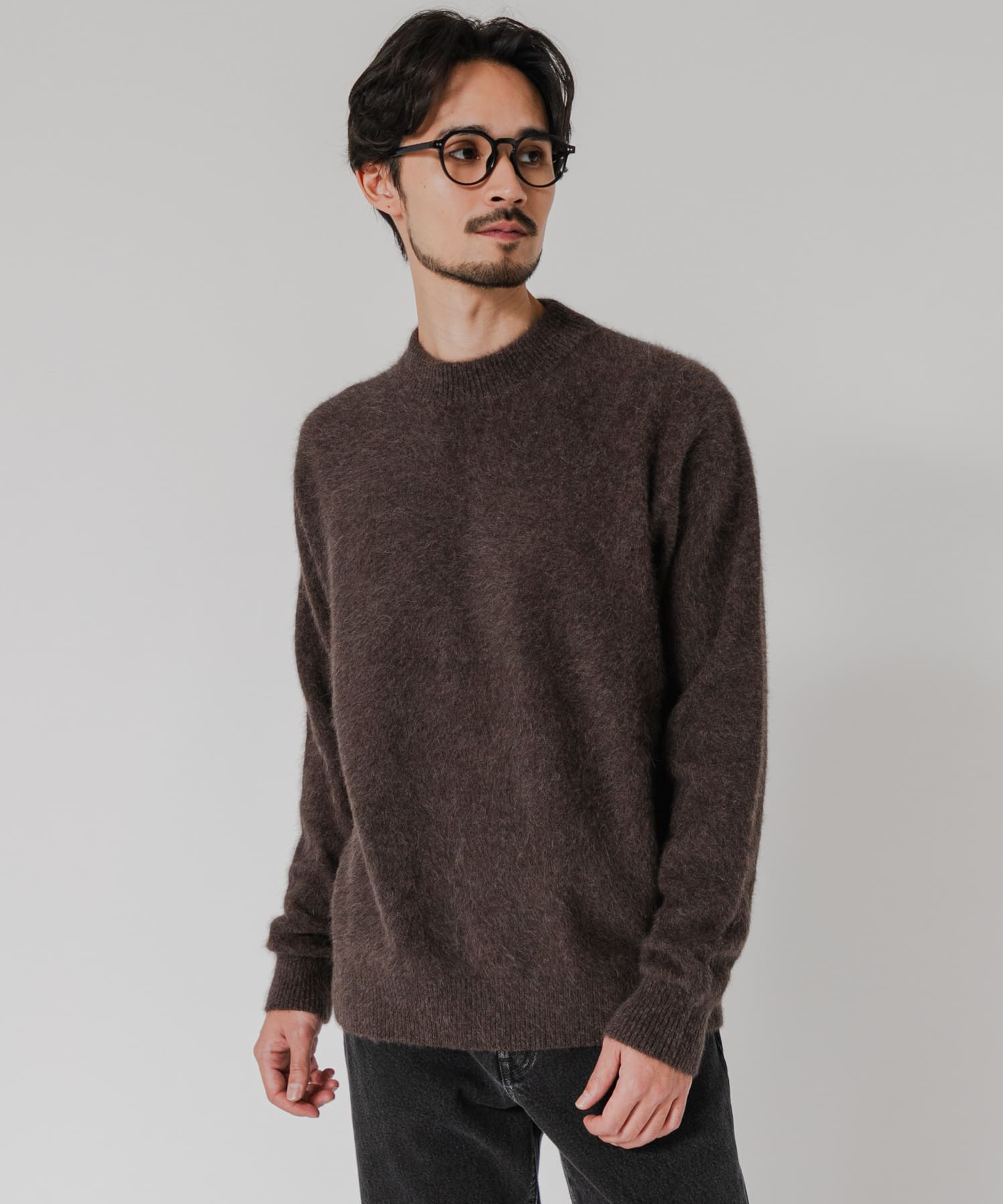FOX CASHMERE CREW-NECK KNIT(M GRAY): トップス｜URBAN RESEARCH公式