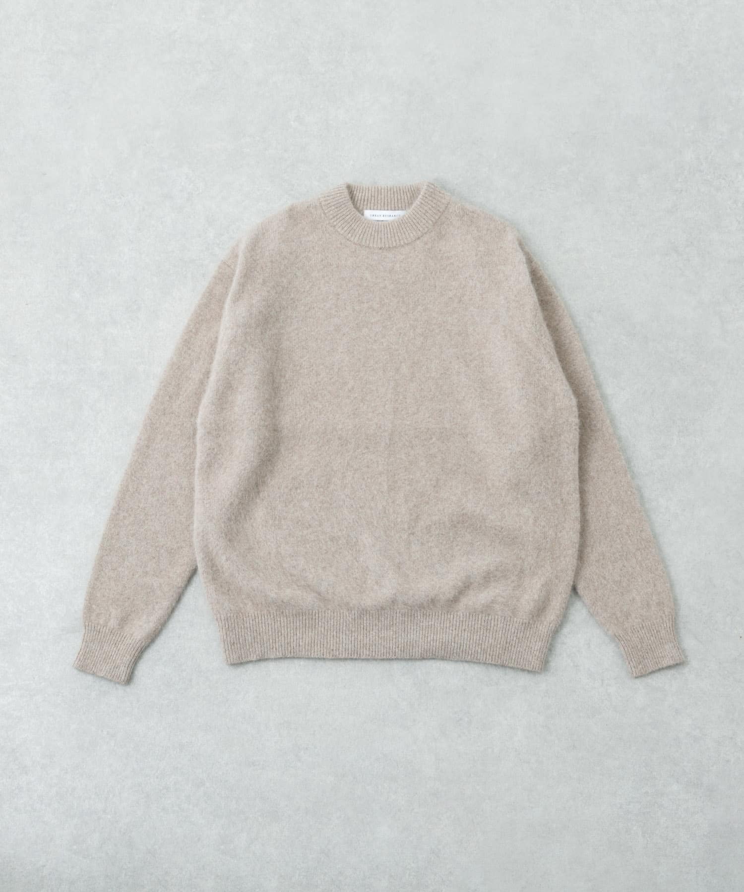 FOX CASHMERE CREW-NECK KNIT GREGE M