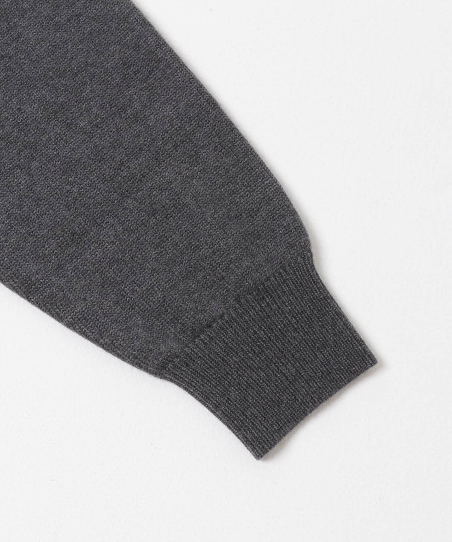 CASH FEEL W/MID CARDIGAN CHARCOAL M