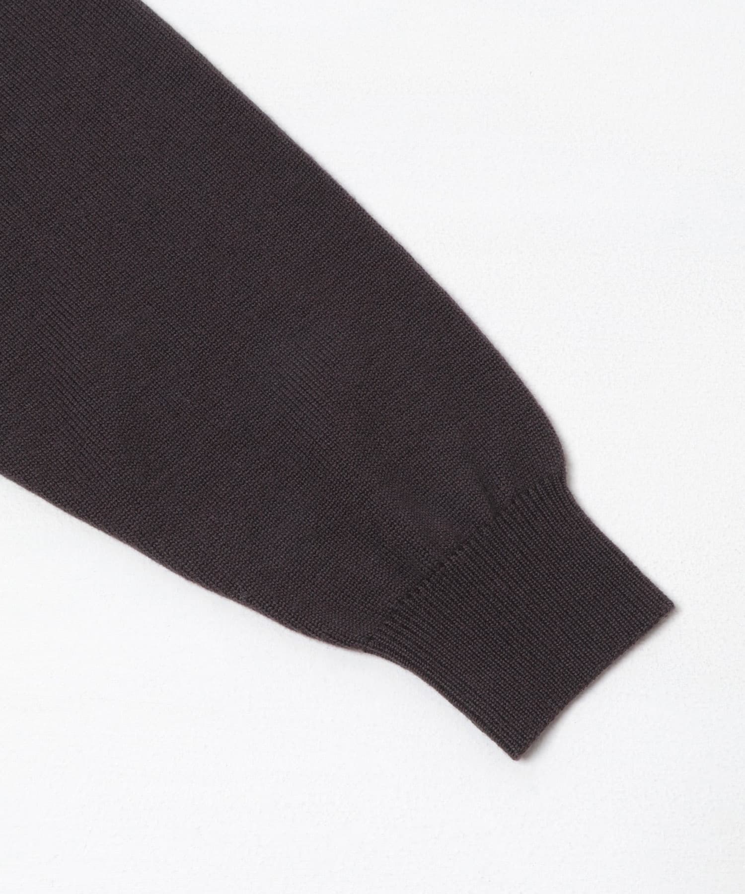 CASH FEEL W/MID CARDIGAN BROWN M