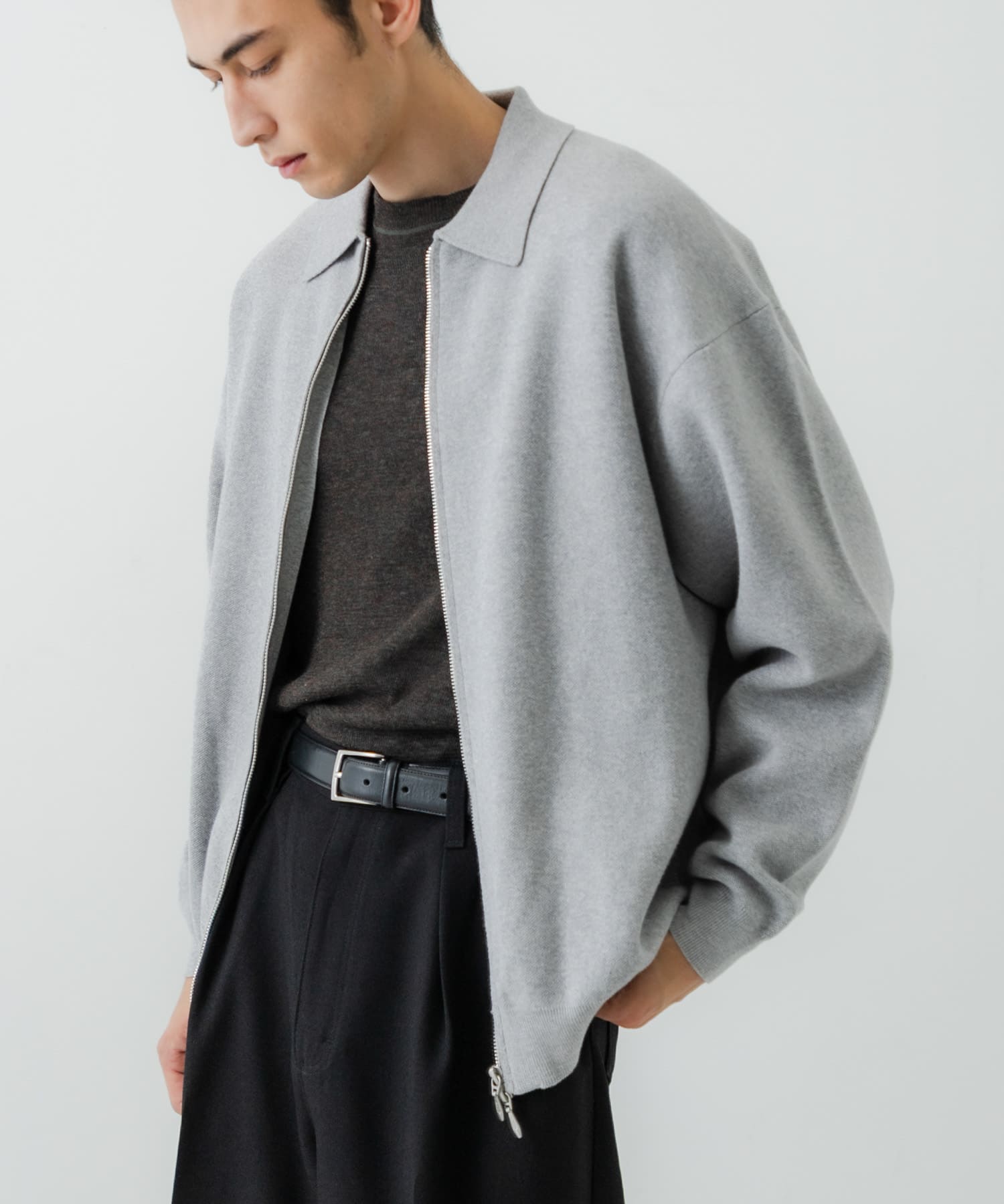 綿カシミヤZIPカーディガン(M BLACK): トップス｜URBAN RESEARCH公式