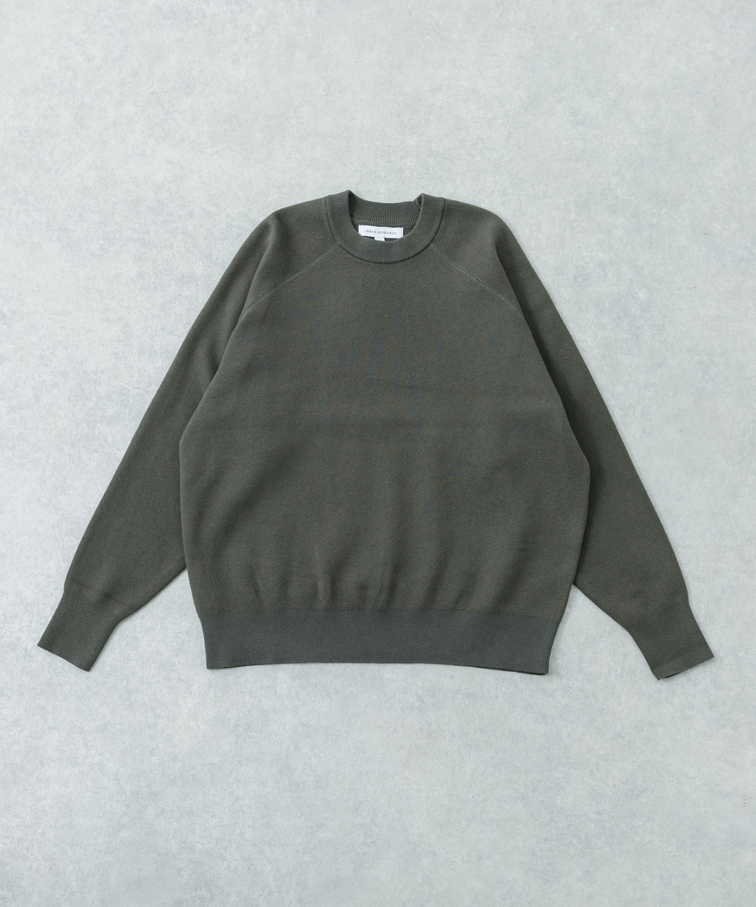 綿カシミヤスウェットニット