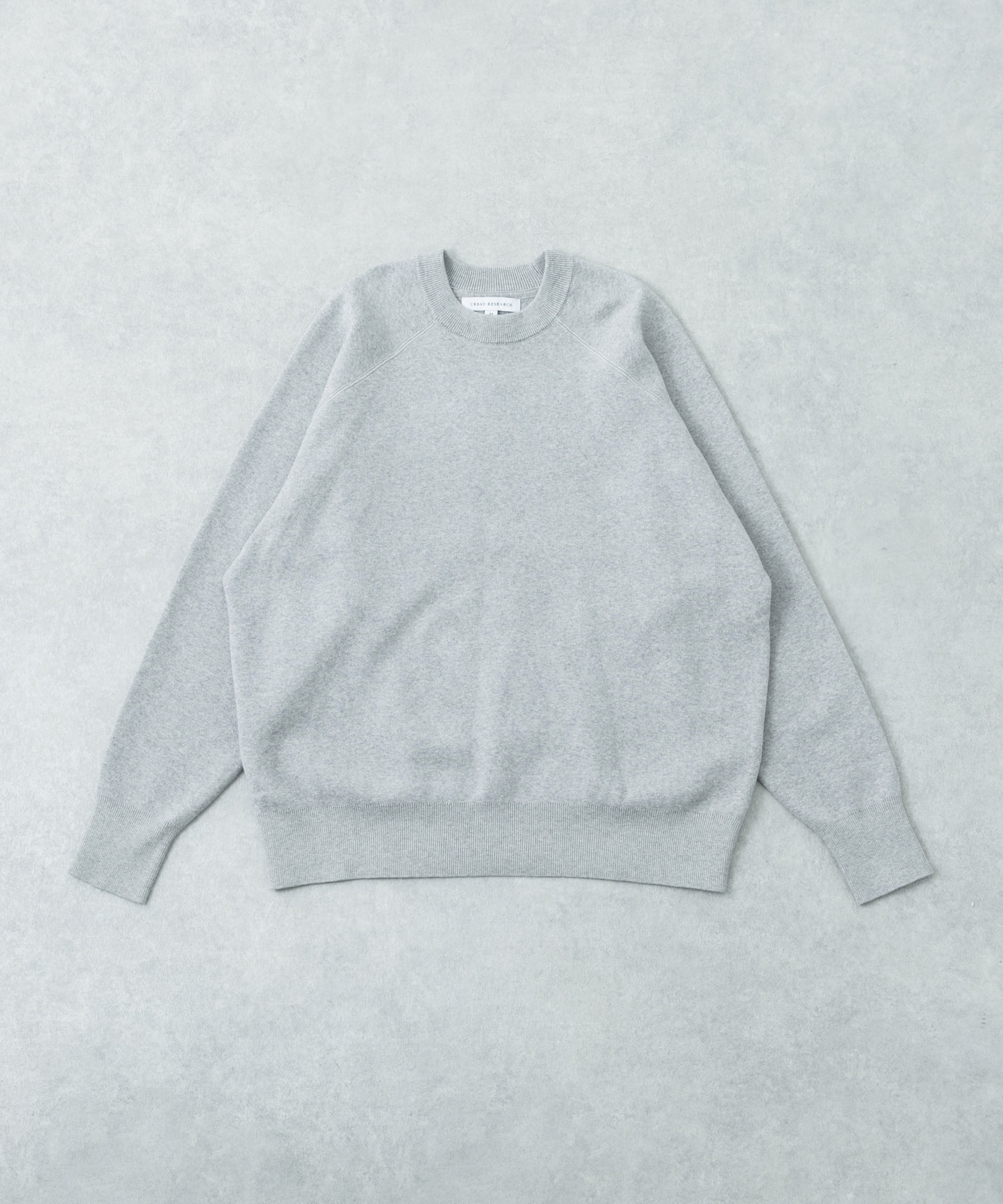 綿カシミヤスウェットニット