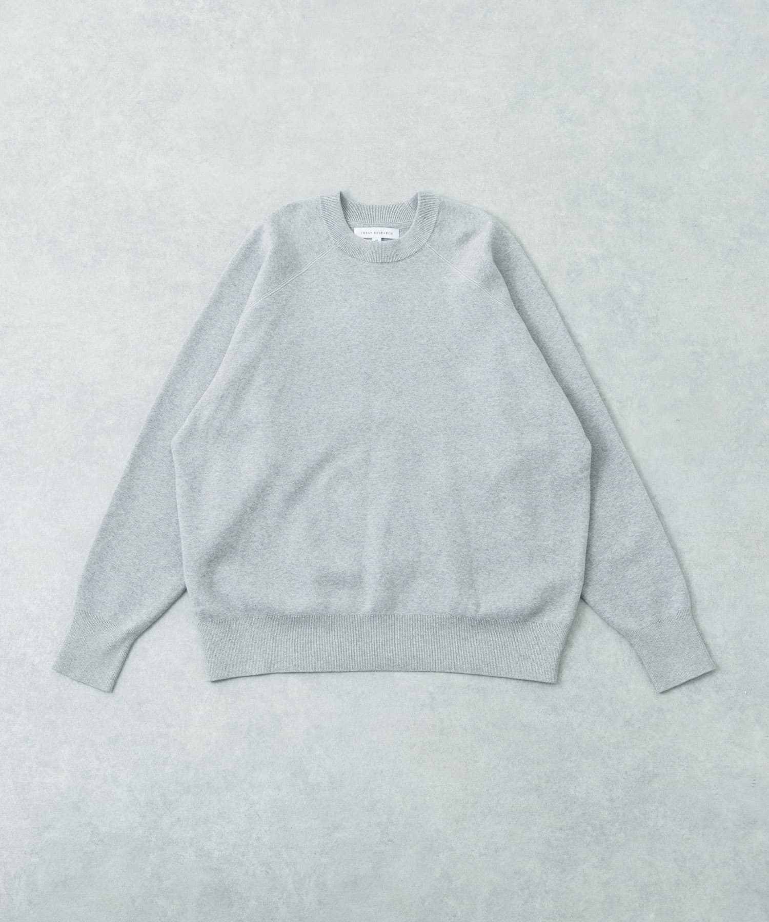 綿カシミヤスウェットニット