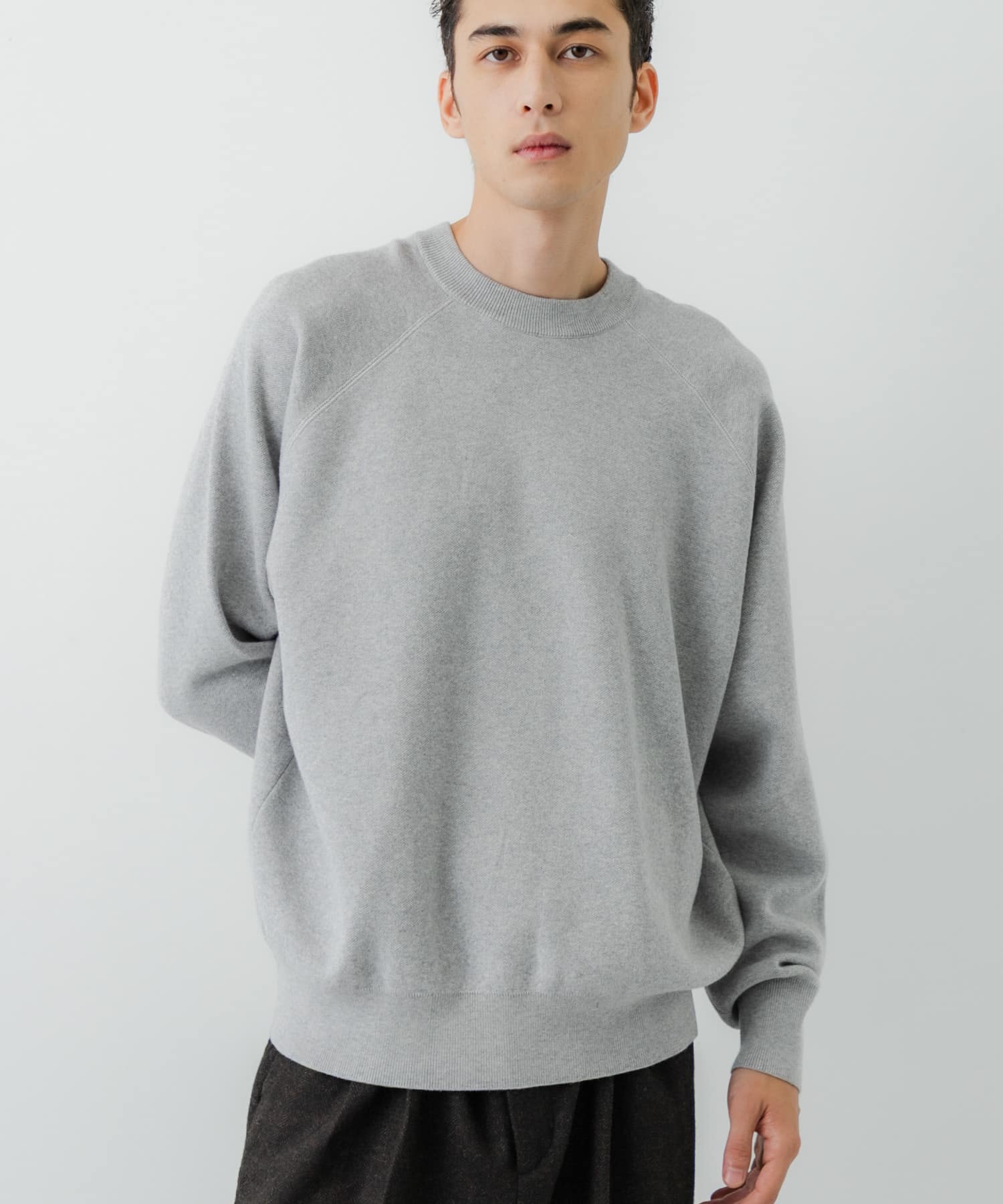綿カシミヤスウェットニット(M GRAY): トップス｜URBAN RESEARCH公式