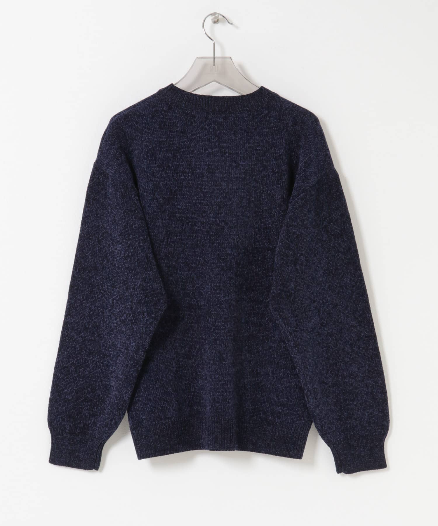 ローゲージモールニット NAVY M